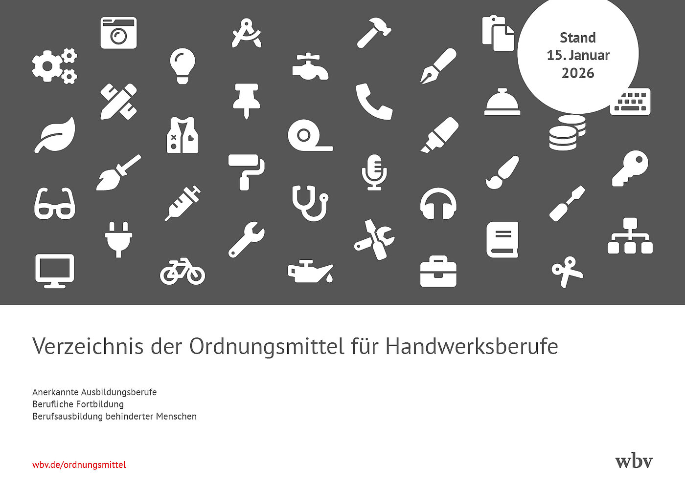 Verzeichnis der Ordnungsmittel im Handwerk