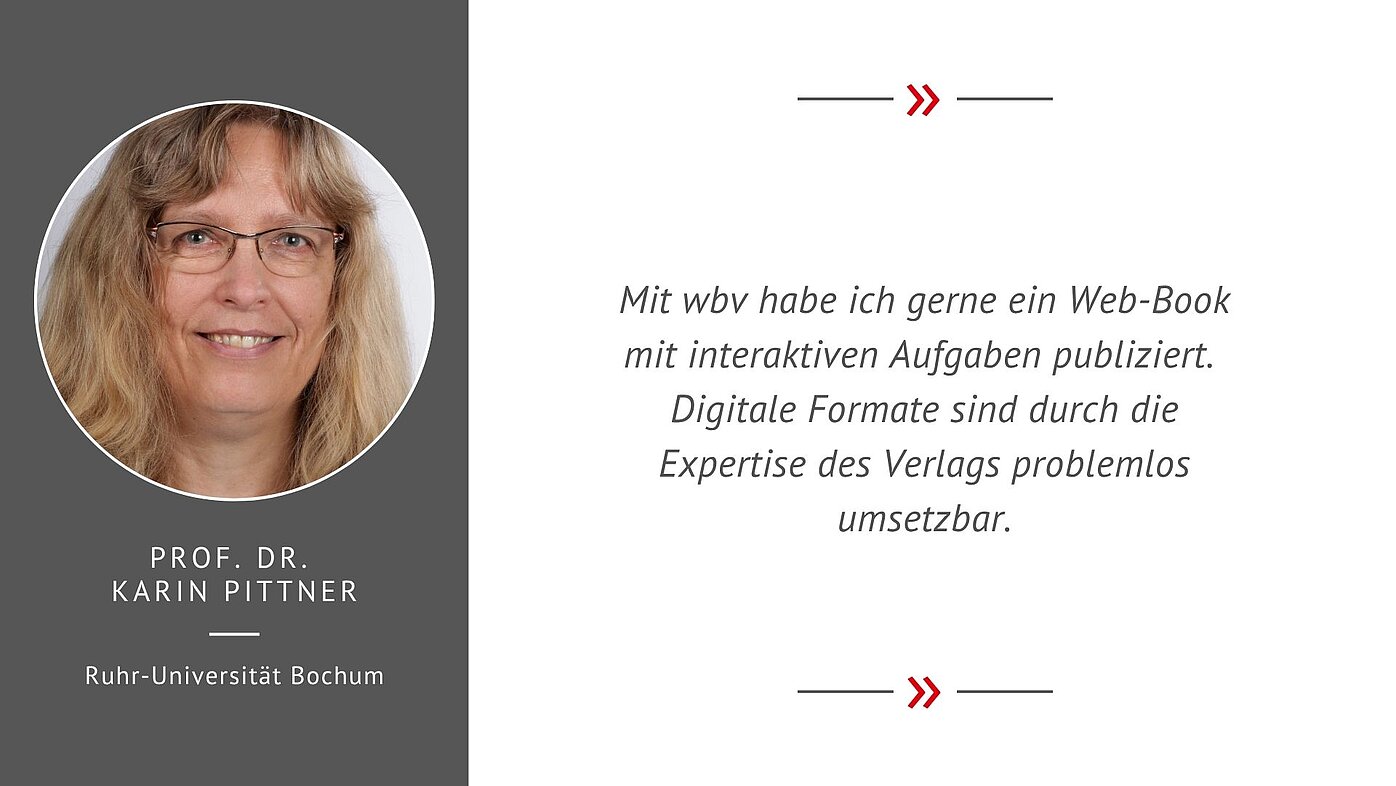 Testimonial Prof. Dr. Karin Pittner