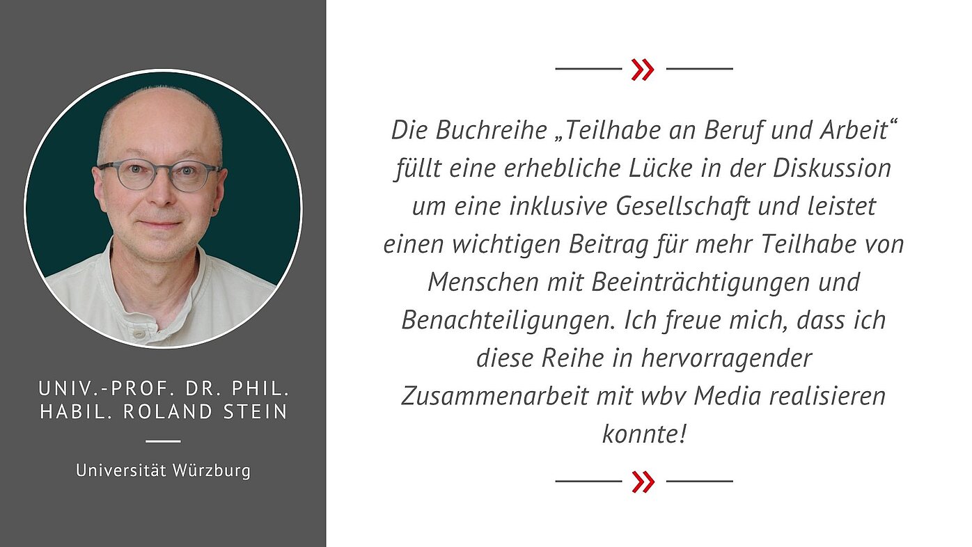 Testimonial Univ.-Prof. Dr. phil. habil. Roland Stein