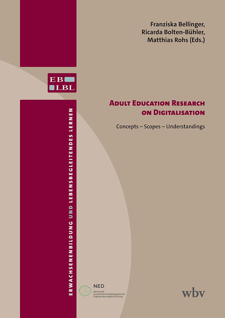 Cover der Publikation "Adult Education Research on Digitalisation"