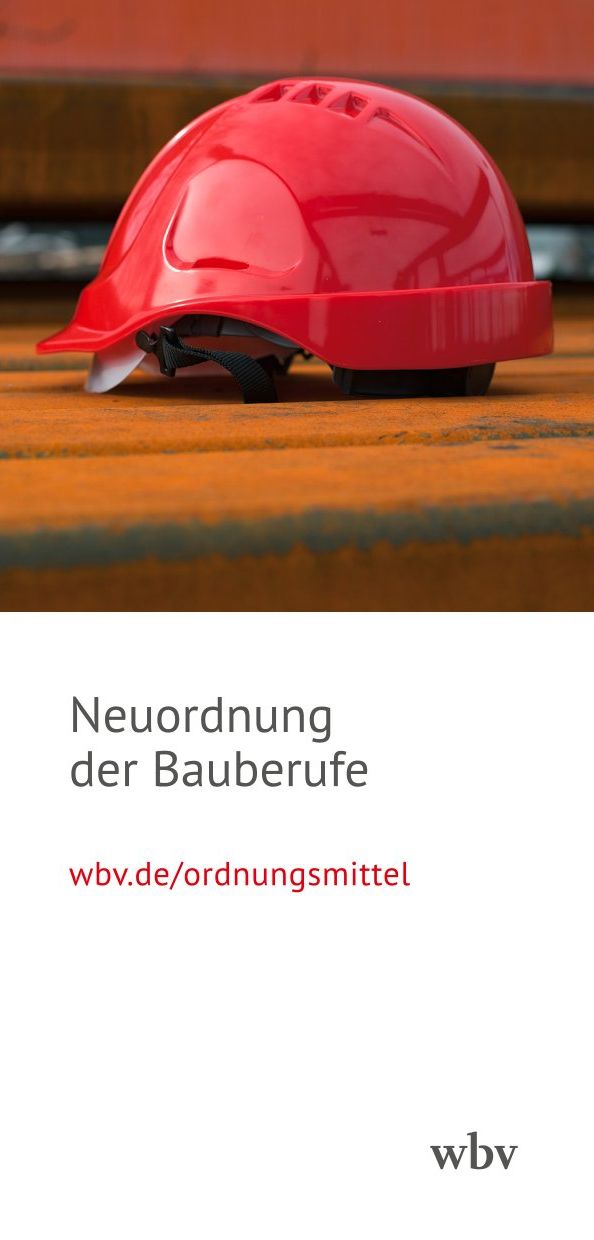 Flyer Neuordnung der Bauberufe