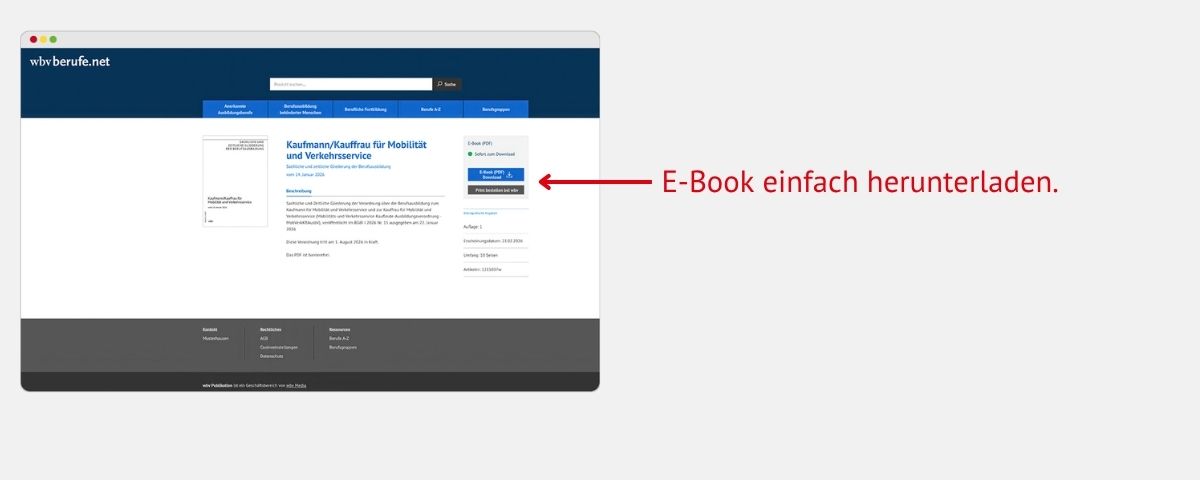 E-Books können direkt kostenlos heruntergeladen werden.