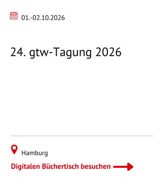 24. gtw-Tagung 2026