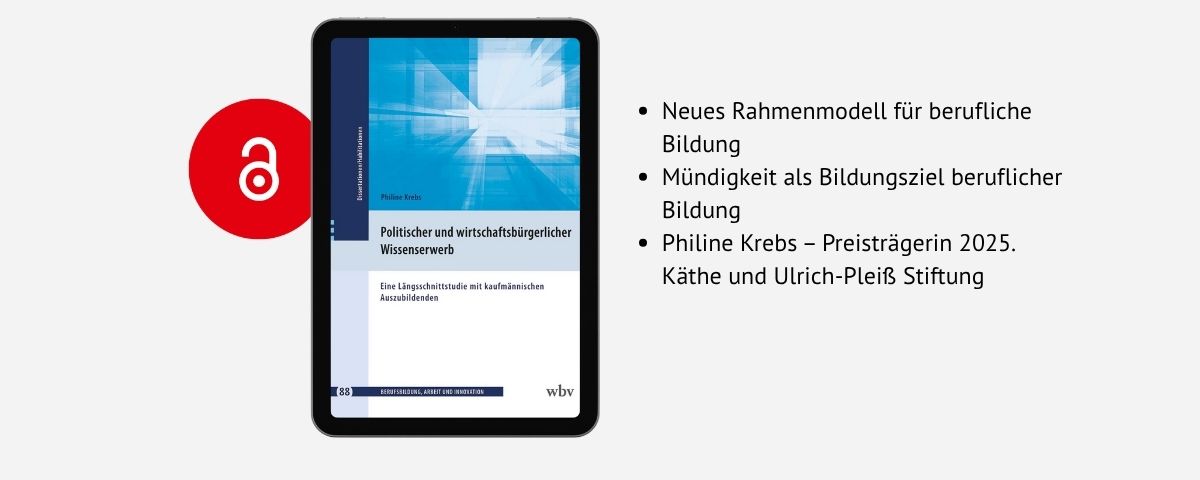 Publikation "Politischer und wirtschaftsbürgerlicher Wissenserwerb"