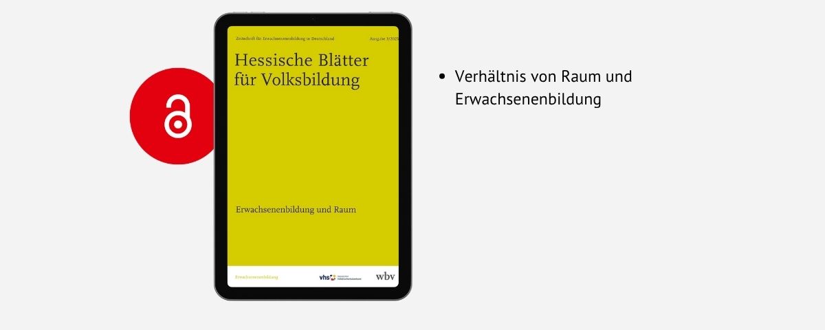 HBV 3/2025: Erwachsenenbildung und Raum