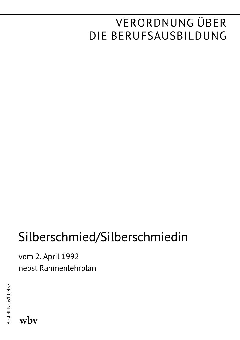 Silberschmied/Silberschmiedin