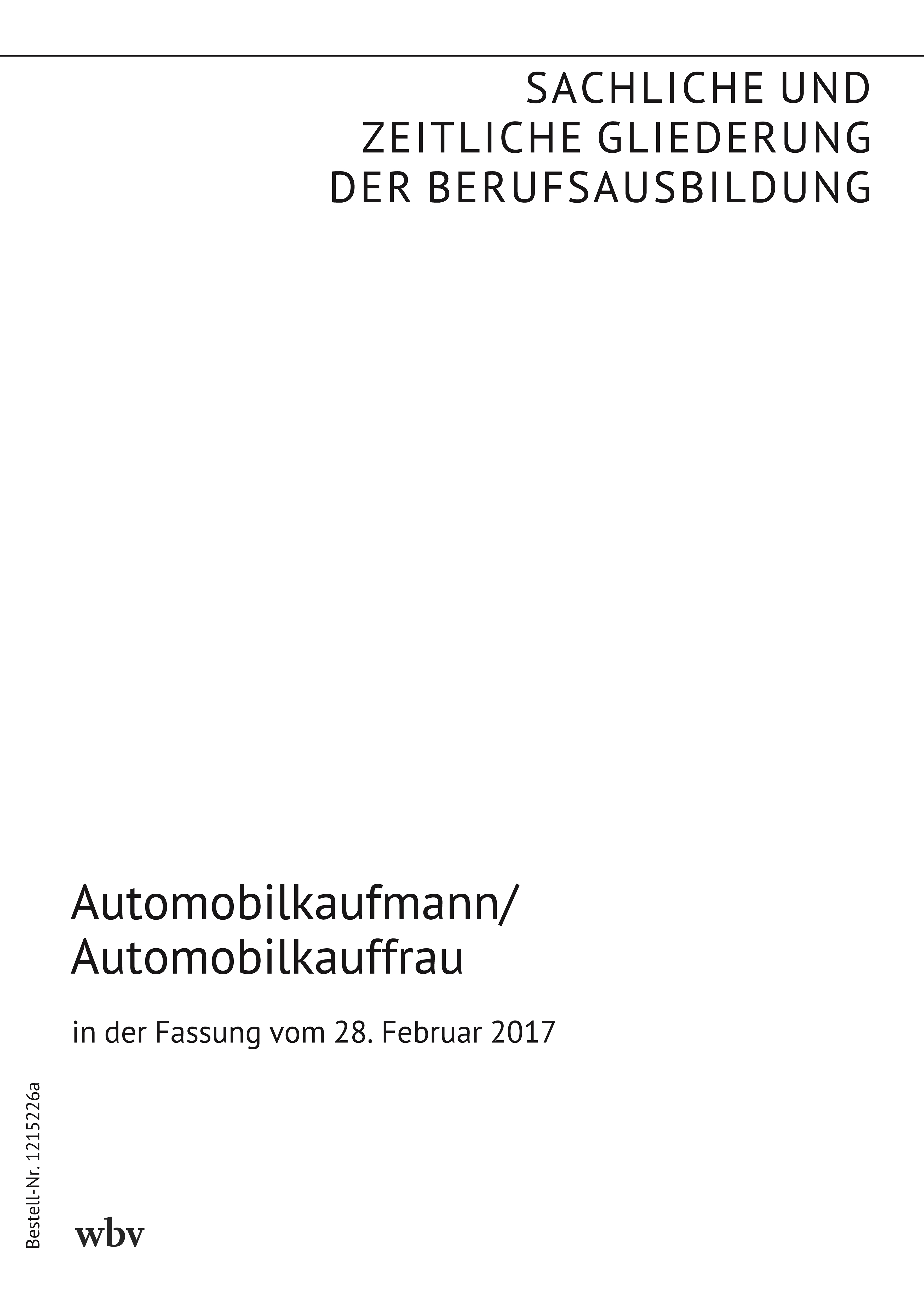 Automobilkaufmann/Automobilkauffrau