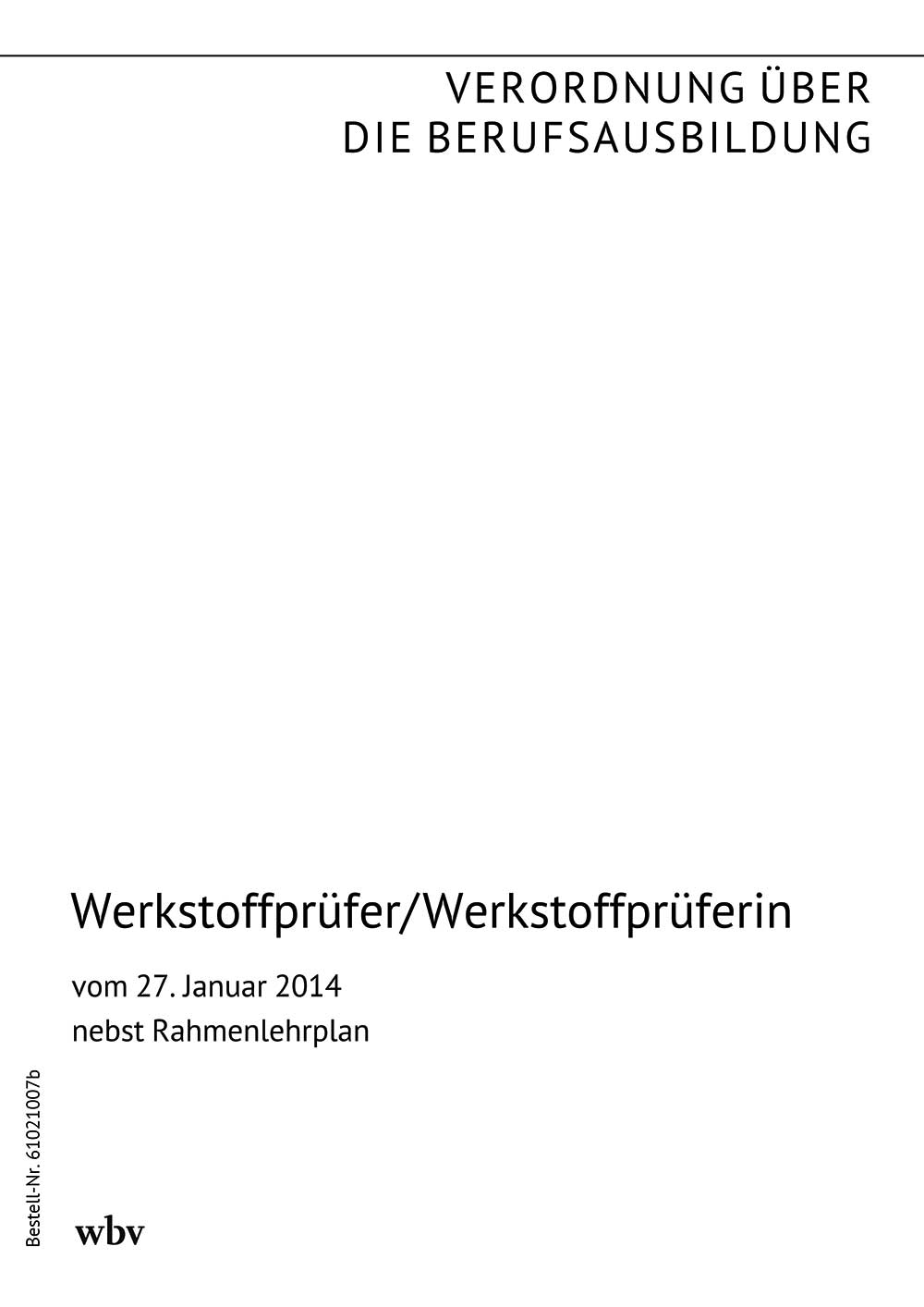 Werkstoffprüfer/Werkstoffprüferin