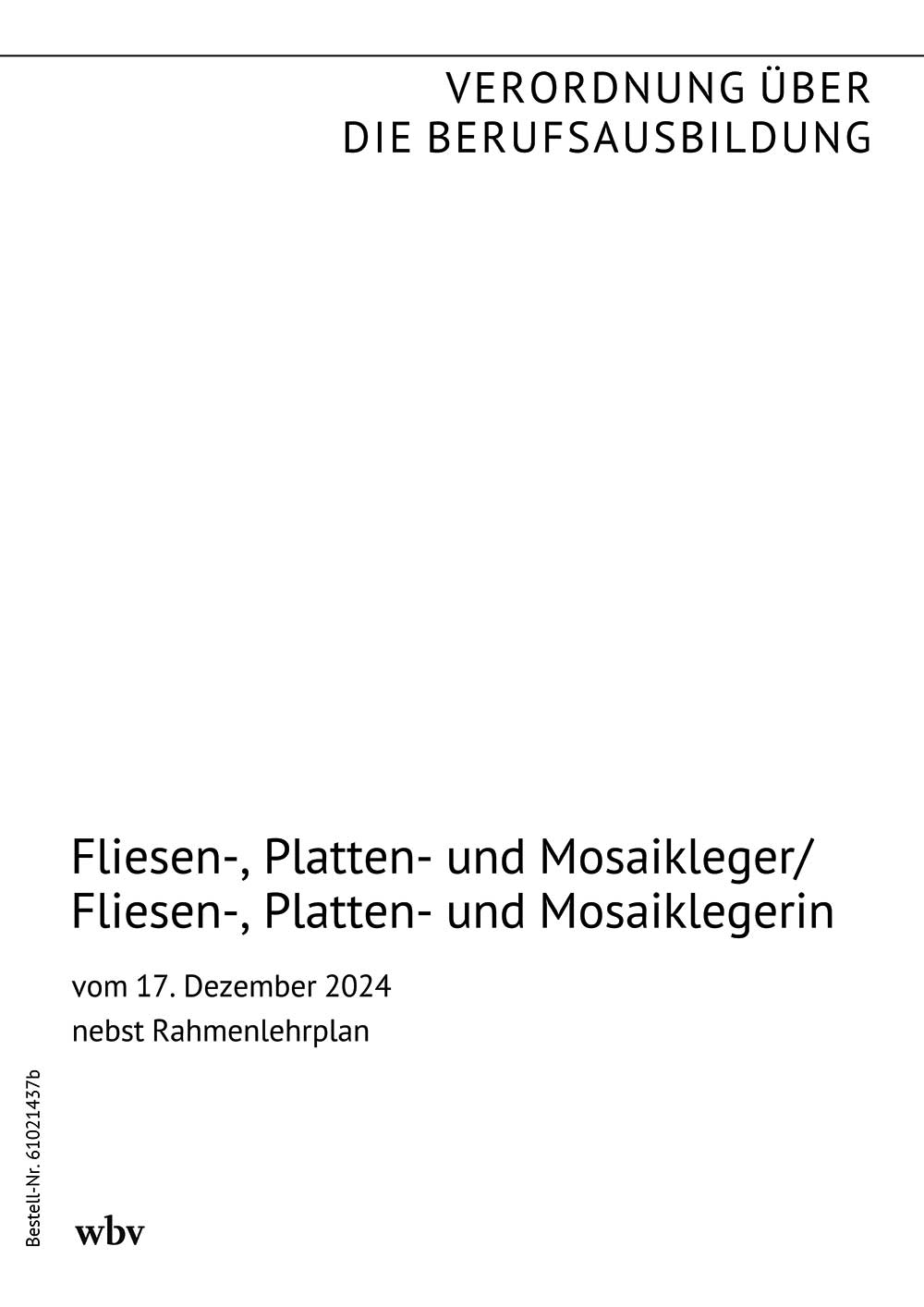Fliesen-, Platten- und Mosaikleger/-in