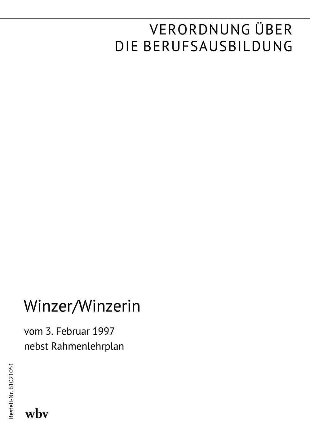 Winzer/Winzerin
