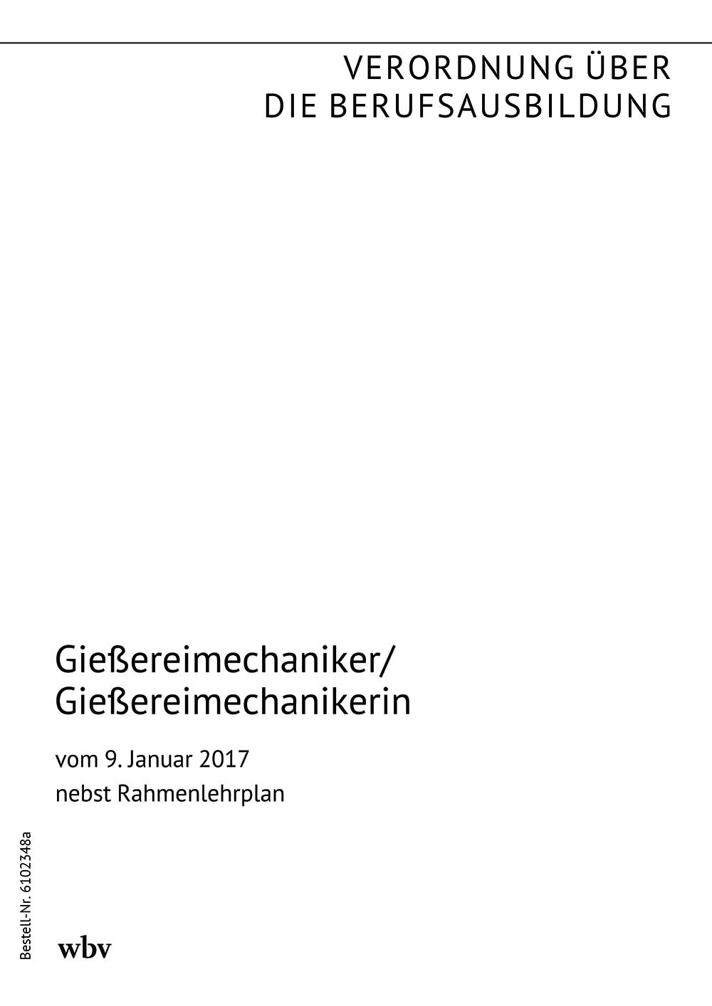 Gießereimechaniker/Gießereimechanikerin