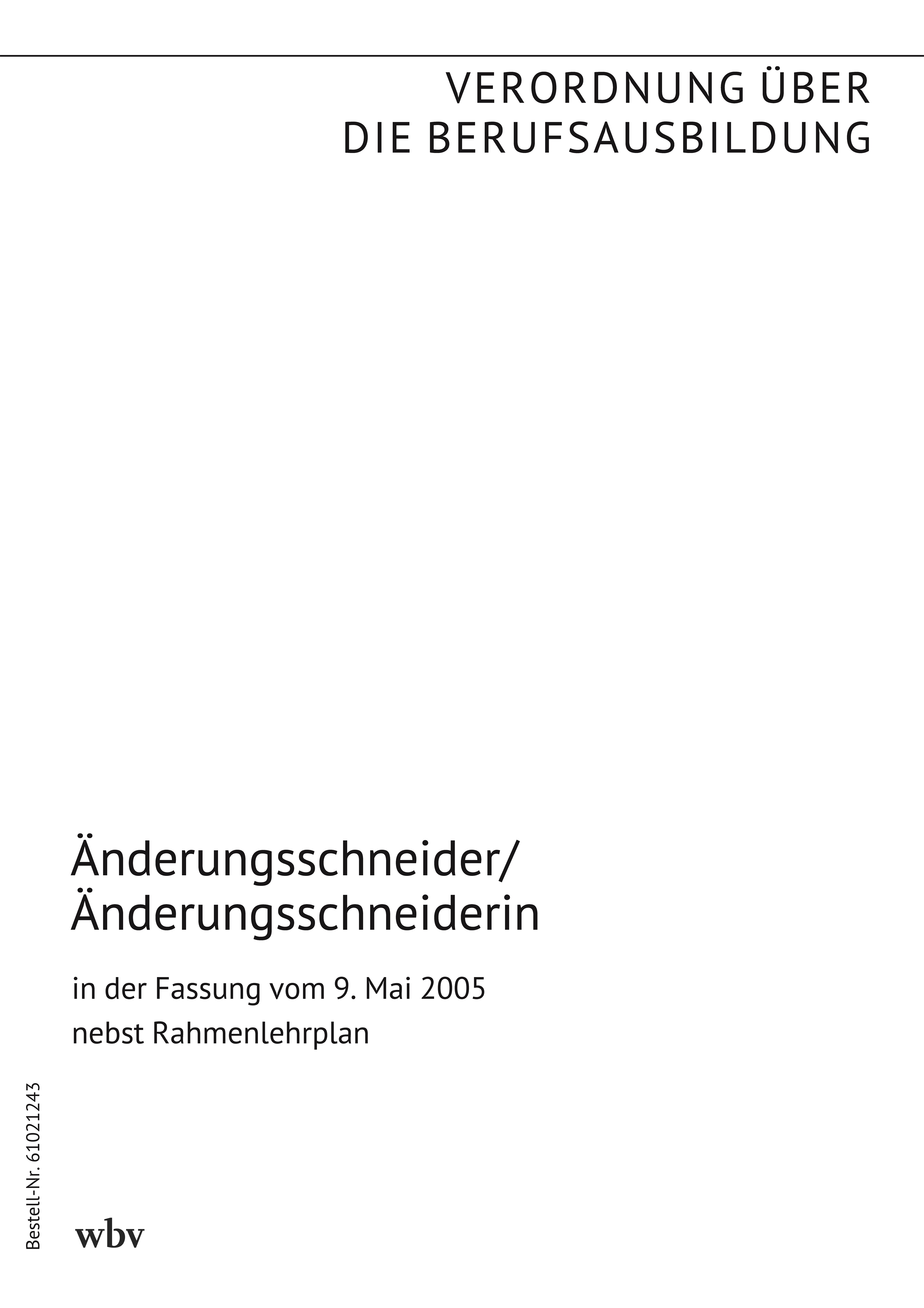 Änderungsschneider/Änderungsschneiderin
