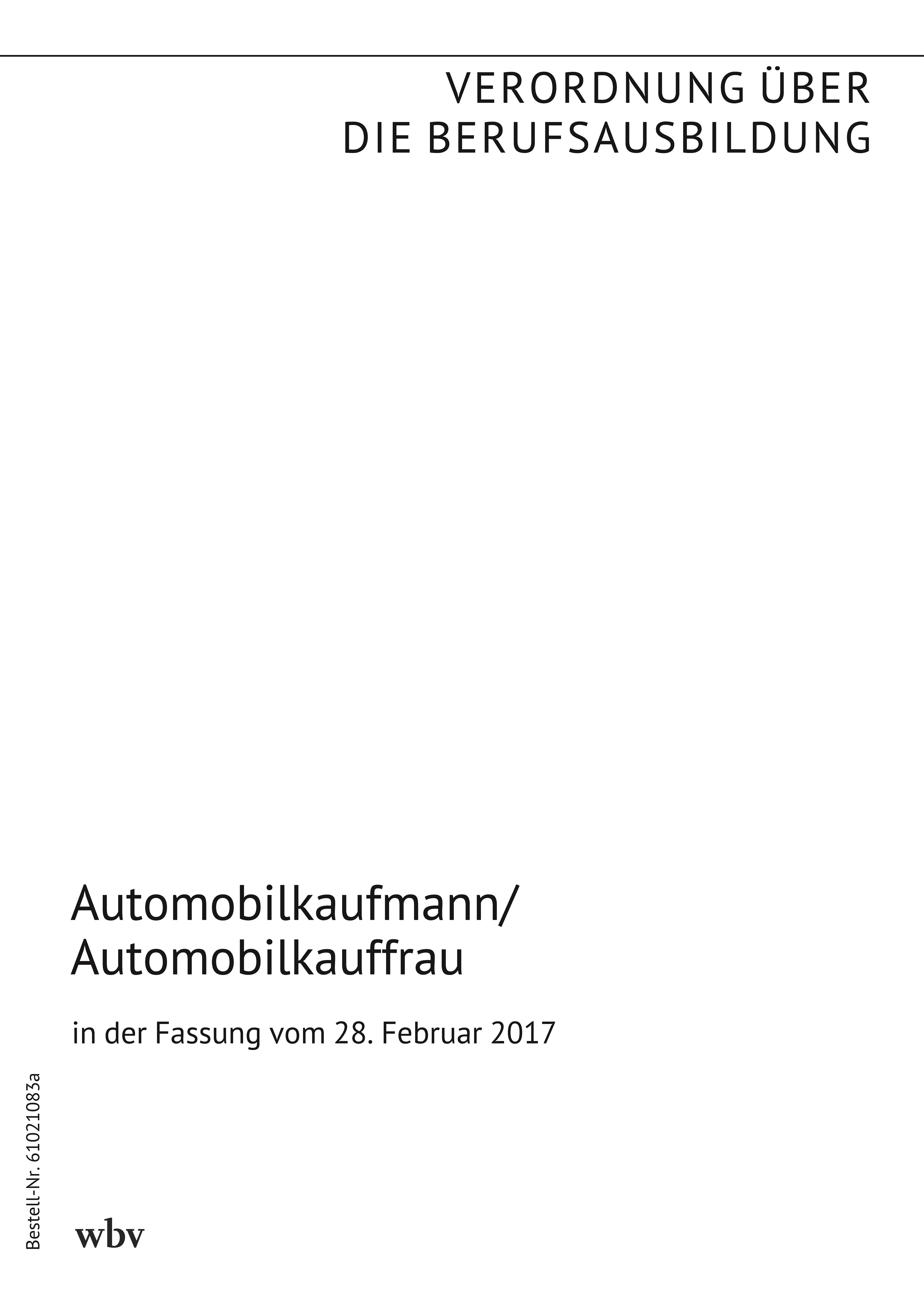 Automobilkaufmann/Automobilkauffrau