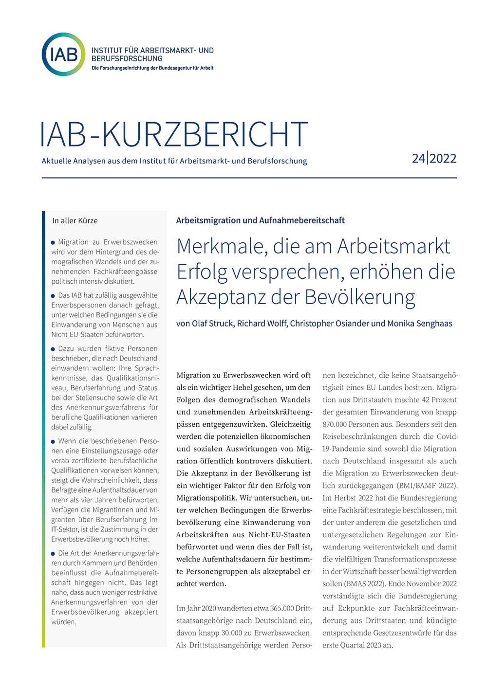 IAB-Kurzbericht 24/2022