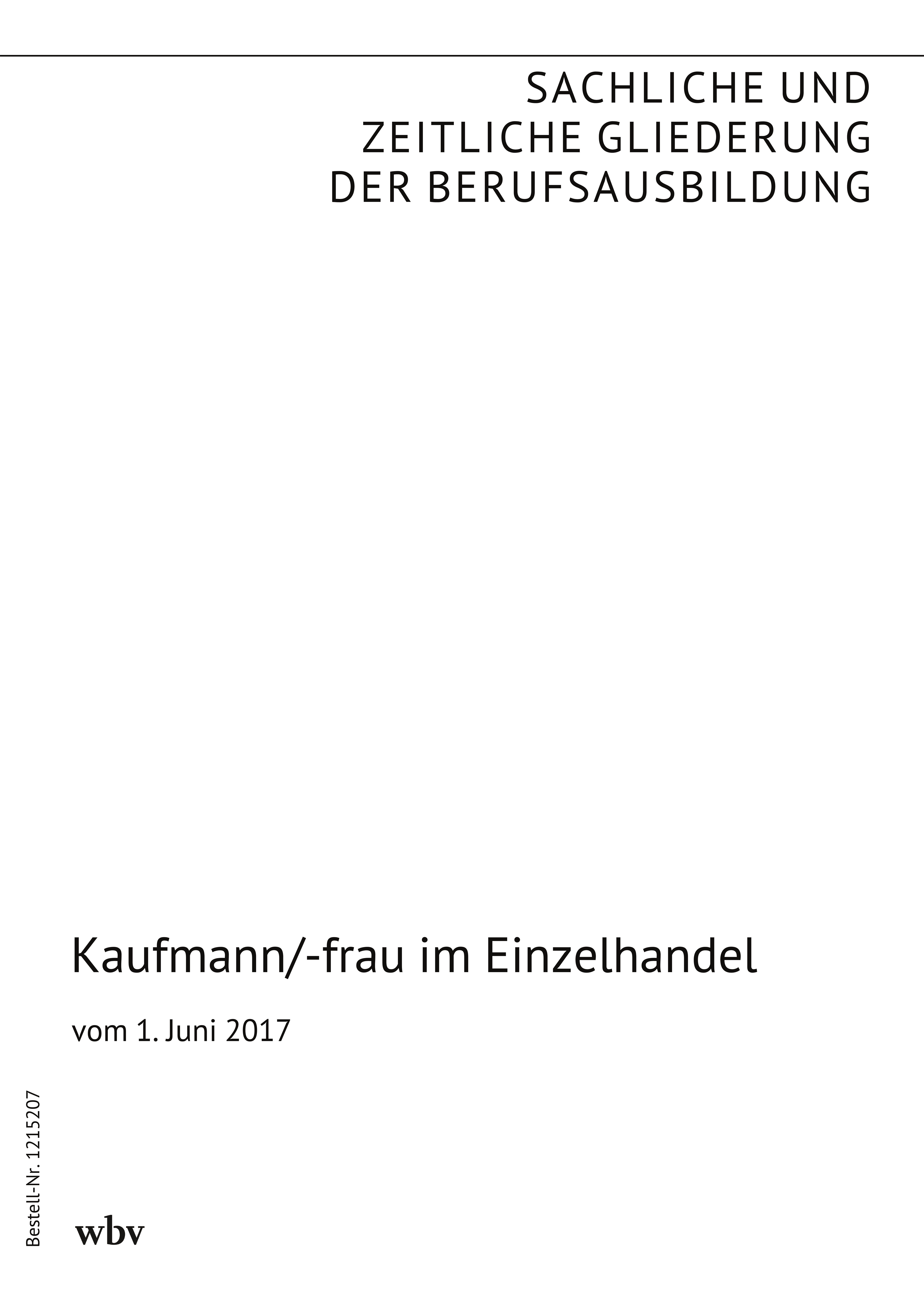 Kaufmann/-frau im Einzelhandel