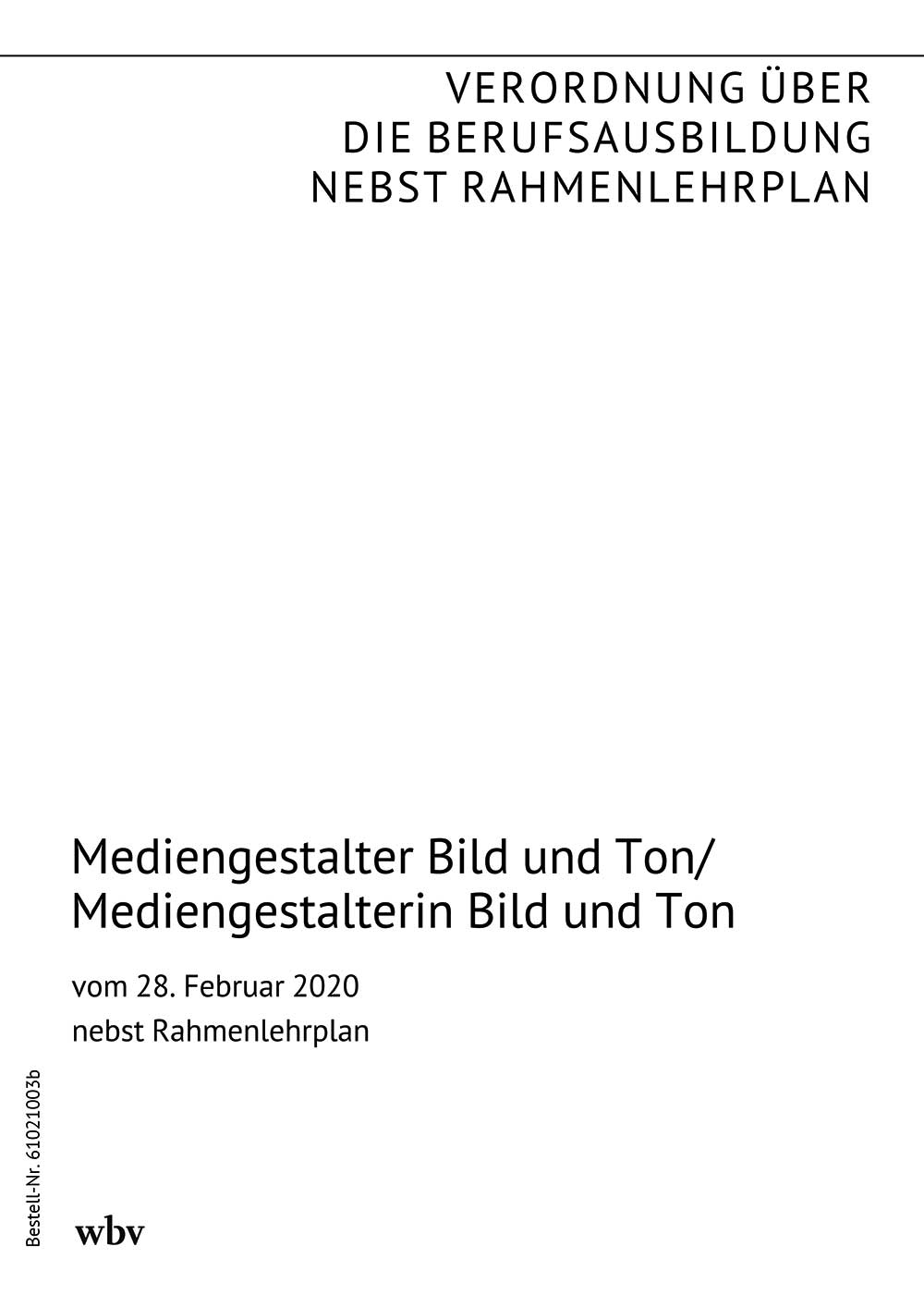 Mediengestalter/Mediengestalterin Bild und Ton