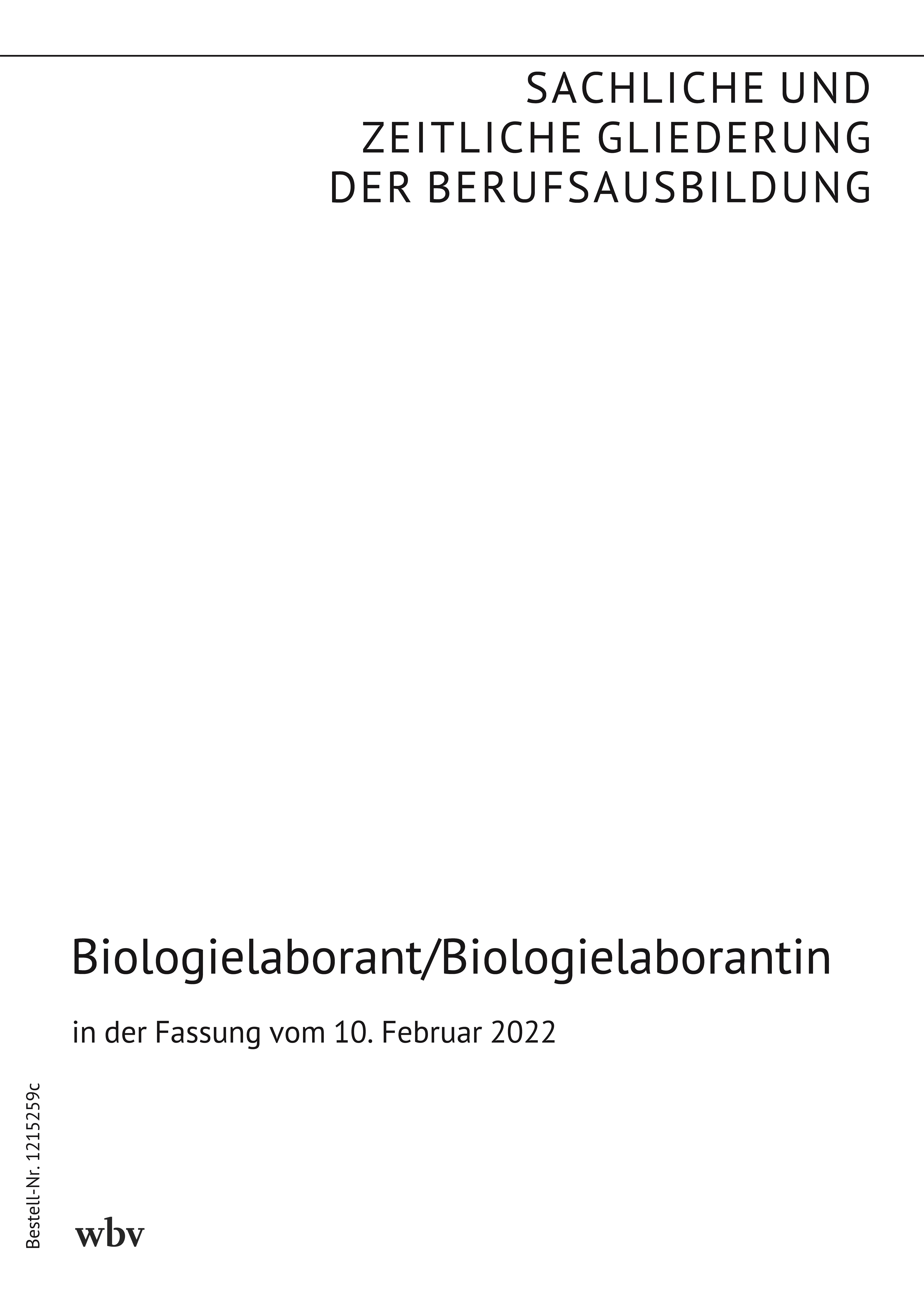 Biologielaborant/Biologielaborantin