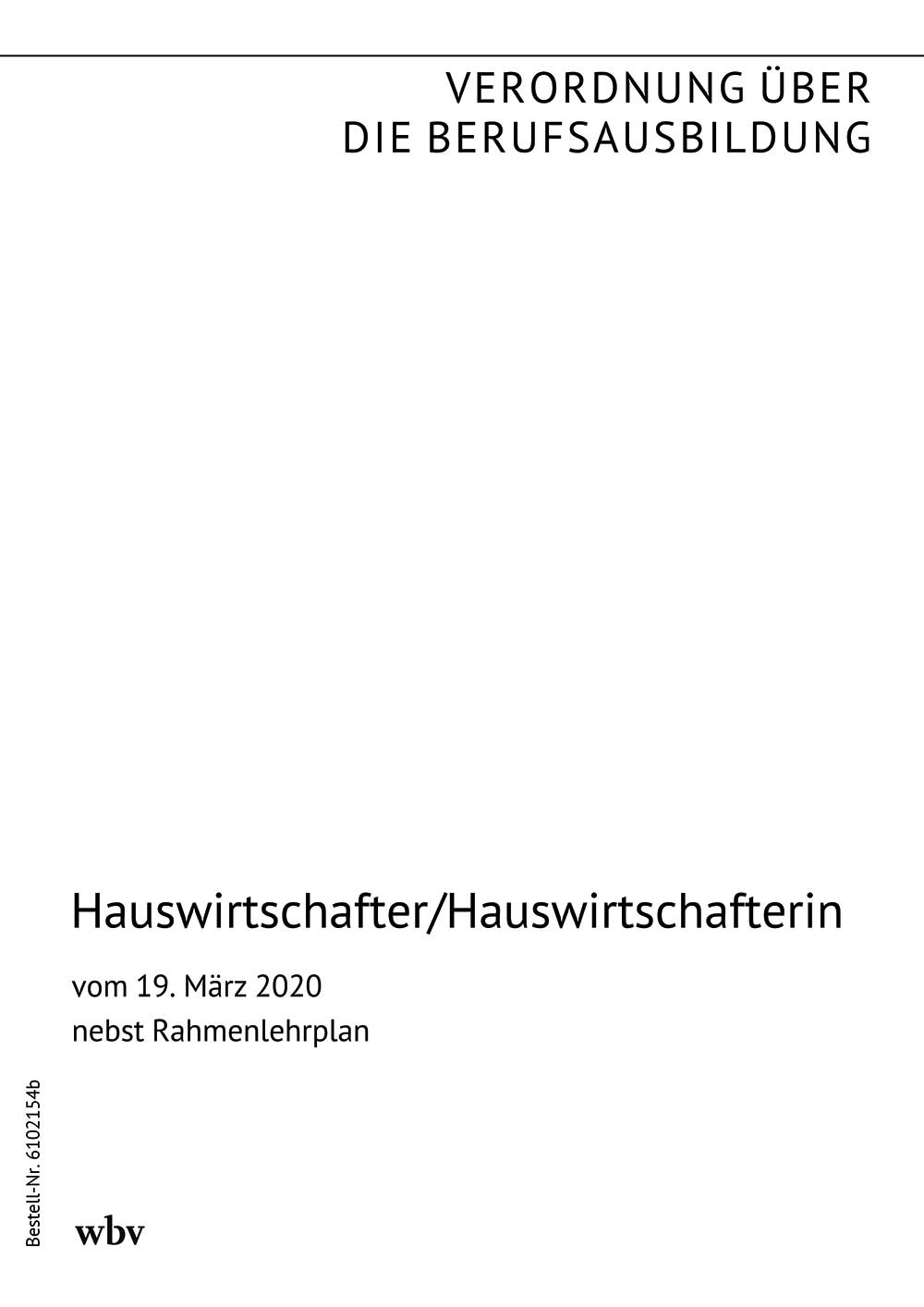 Hauswirtschafter/Hauswirtschafterin
