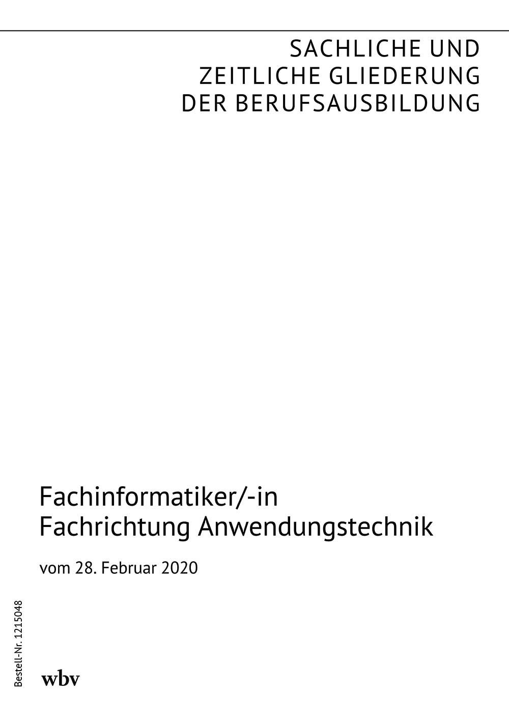 Fachinformatiker/-in Fachrichtung Anwendungstechnik