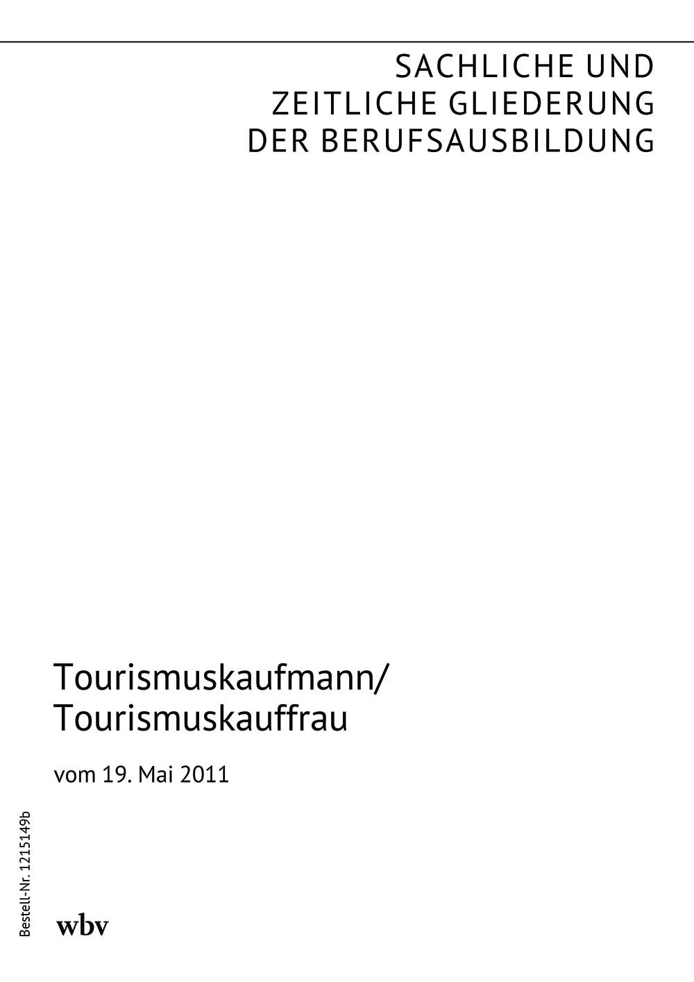 Tourismuskaufmann/Tourismuskauffrau