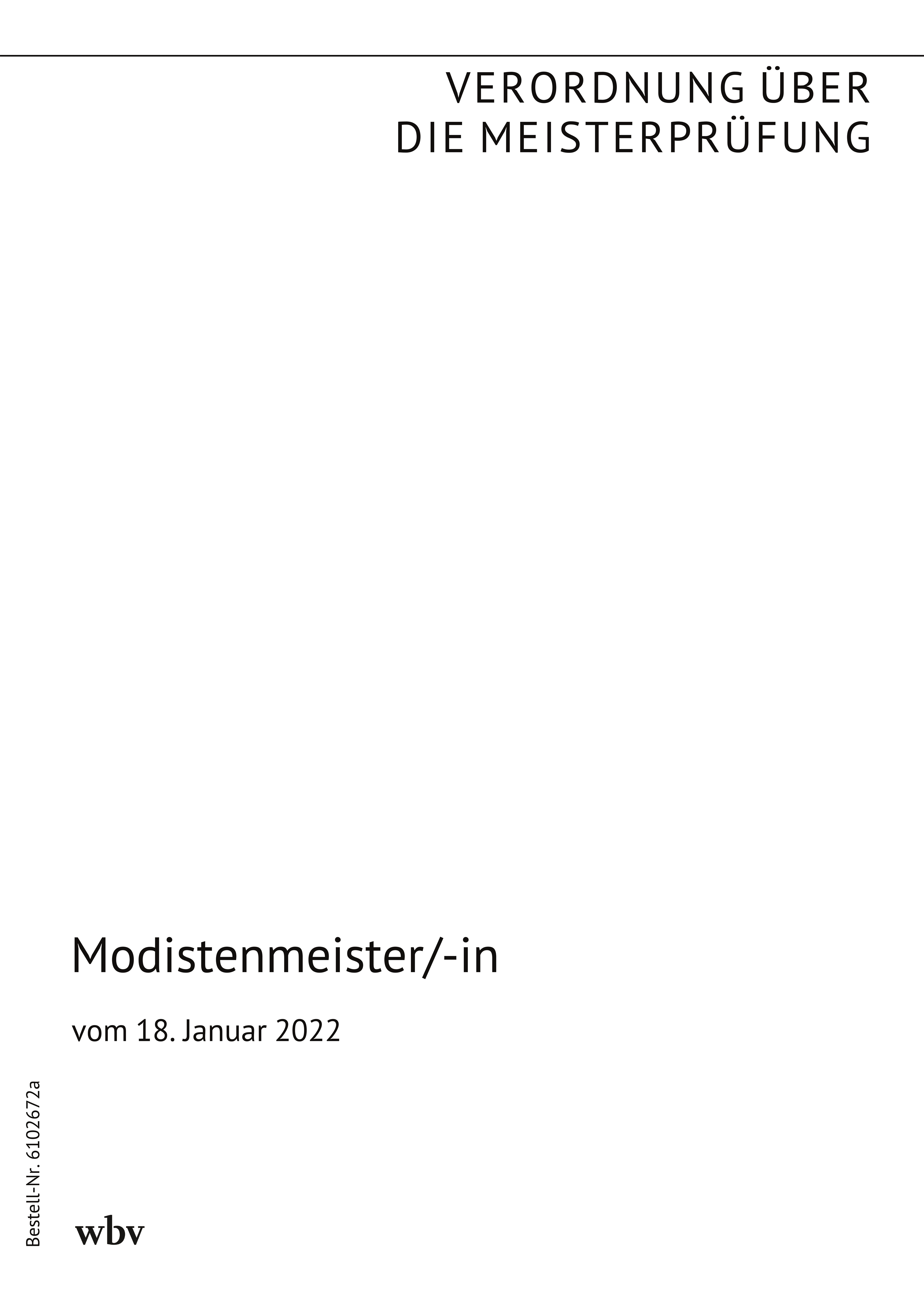 Modistenmeister/-in