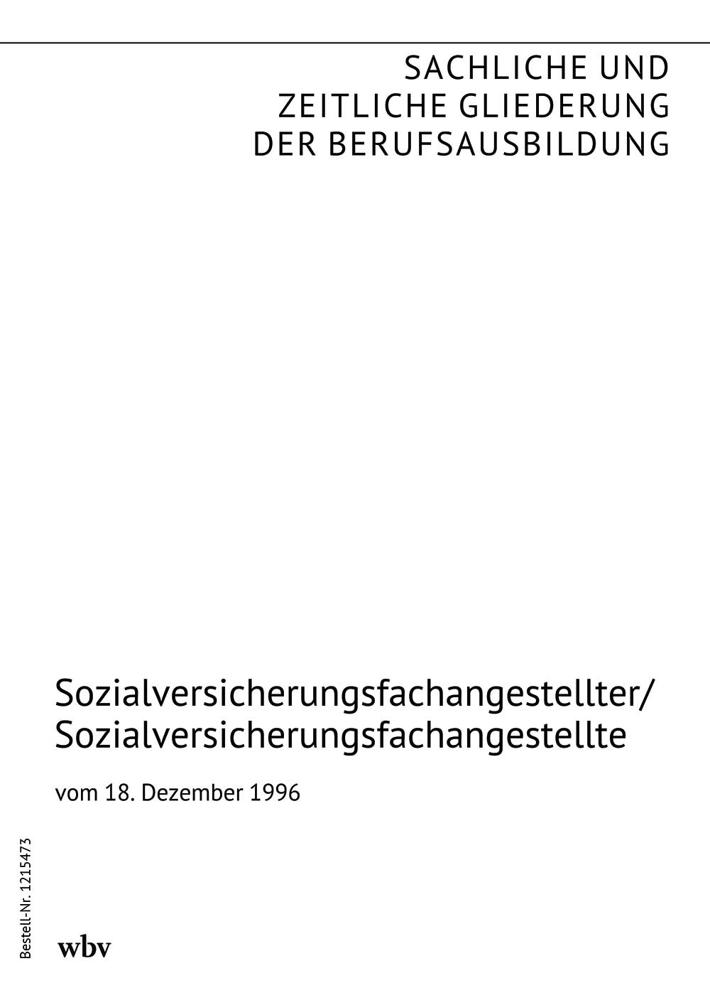 Sozialversicherungsfachangestellter/Sozialversicherungsfachangestellte