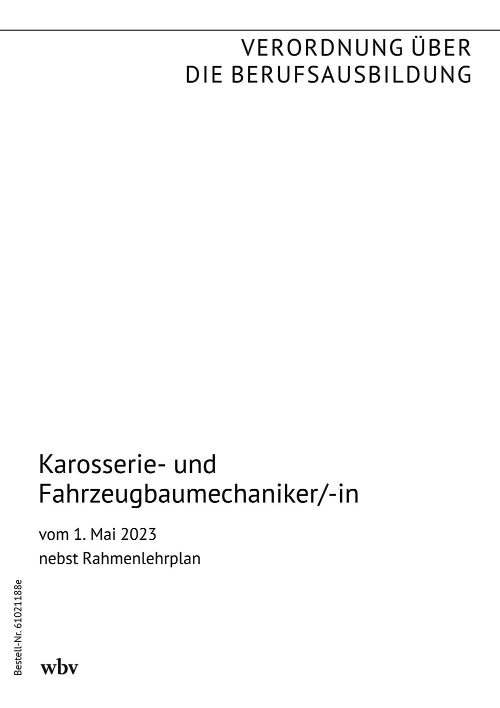 Karosserie- und Fahrzeugbaumechaniker/-in