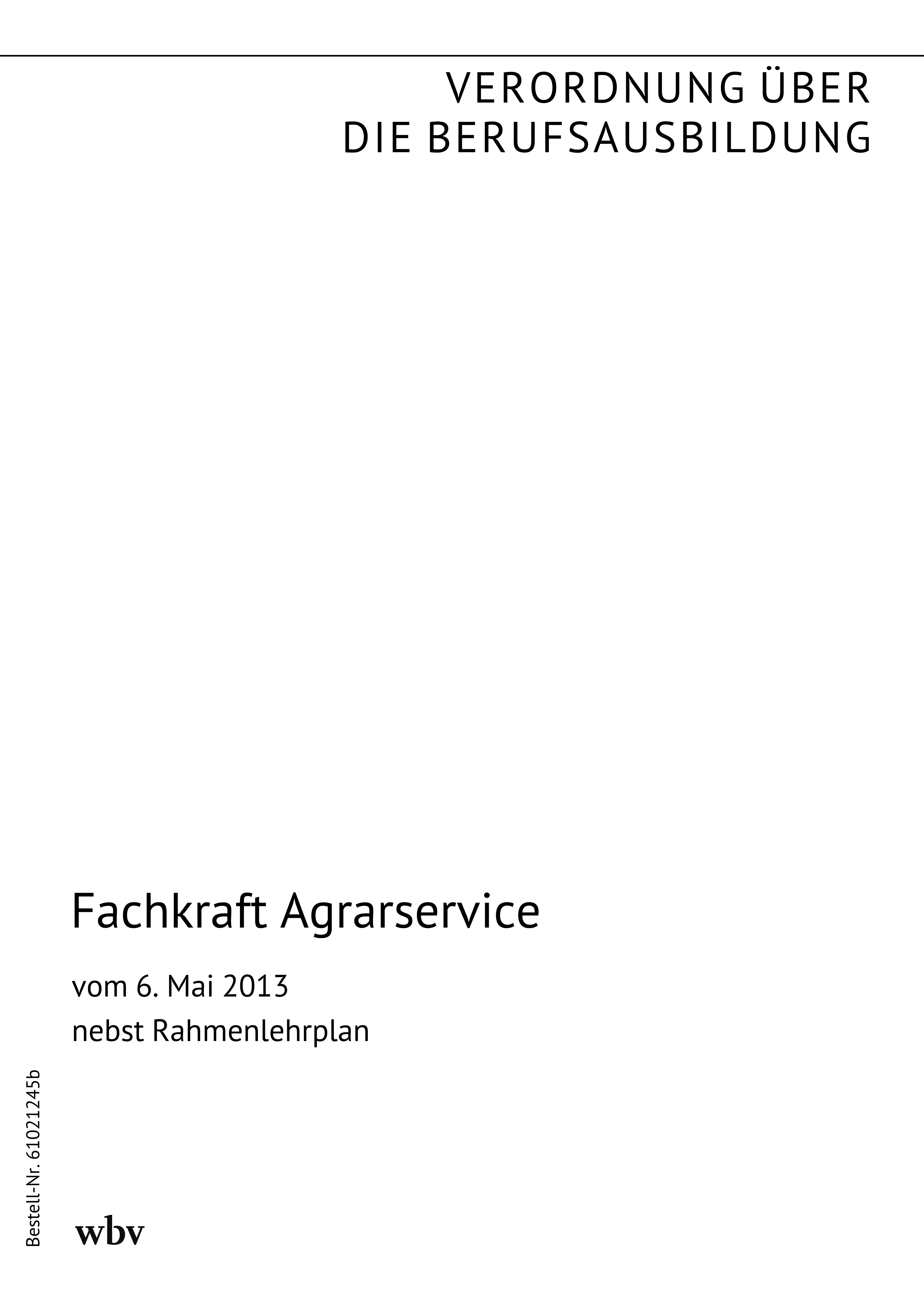 Fachkraft für Agrarservice