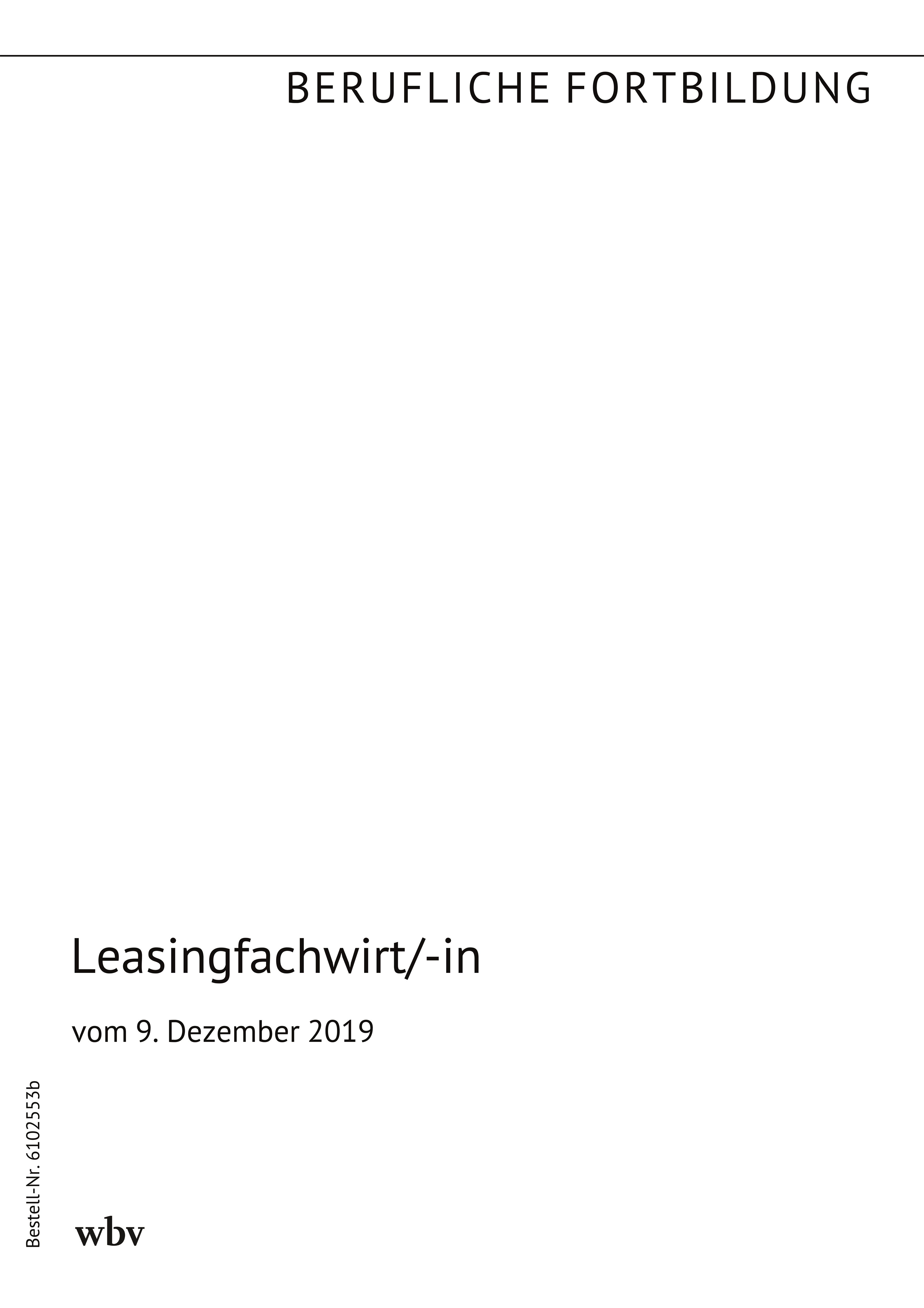 Leasingfachwirt/-in