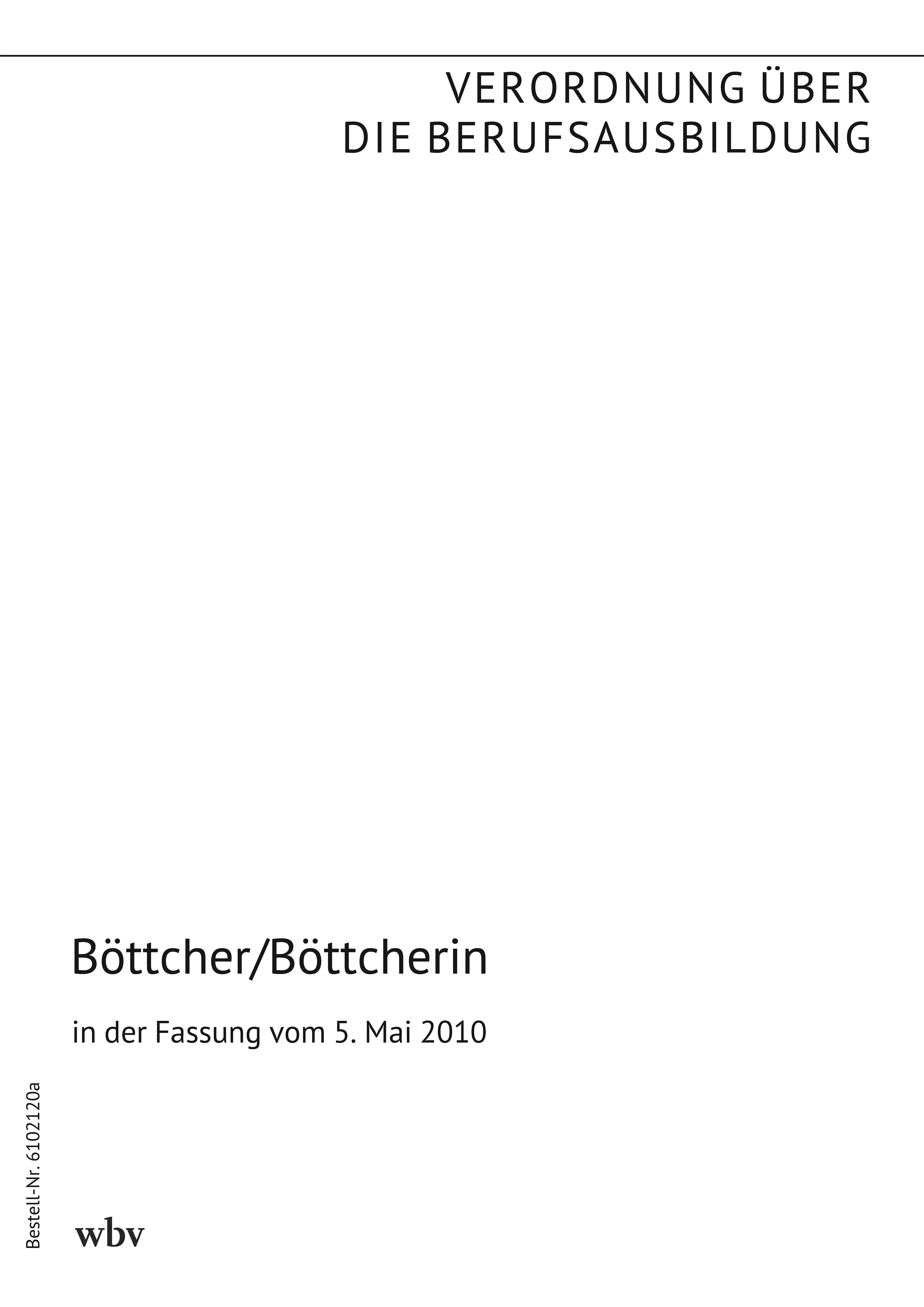 Böttcher/Böttcherin
