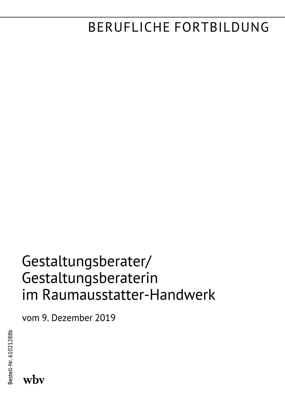 Gestaltungsberater/-in im Raumaustatter-Handwerk