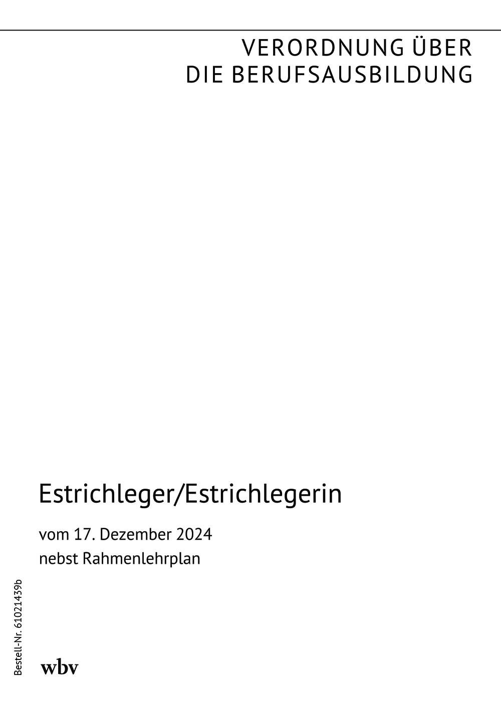 Estrichleger/Estrichlegerin