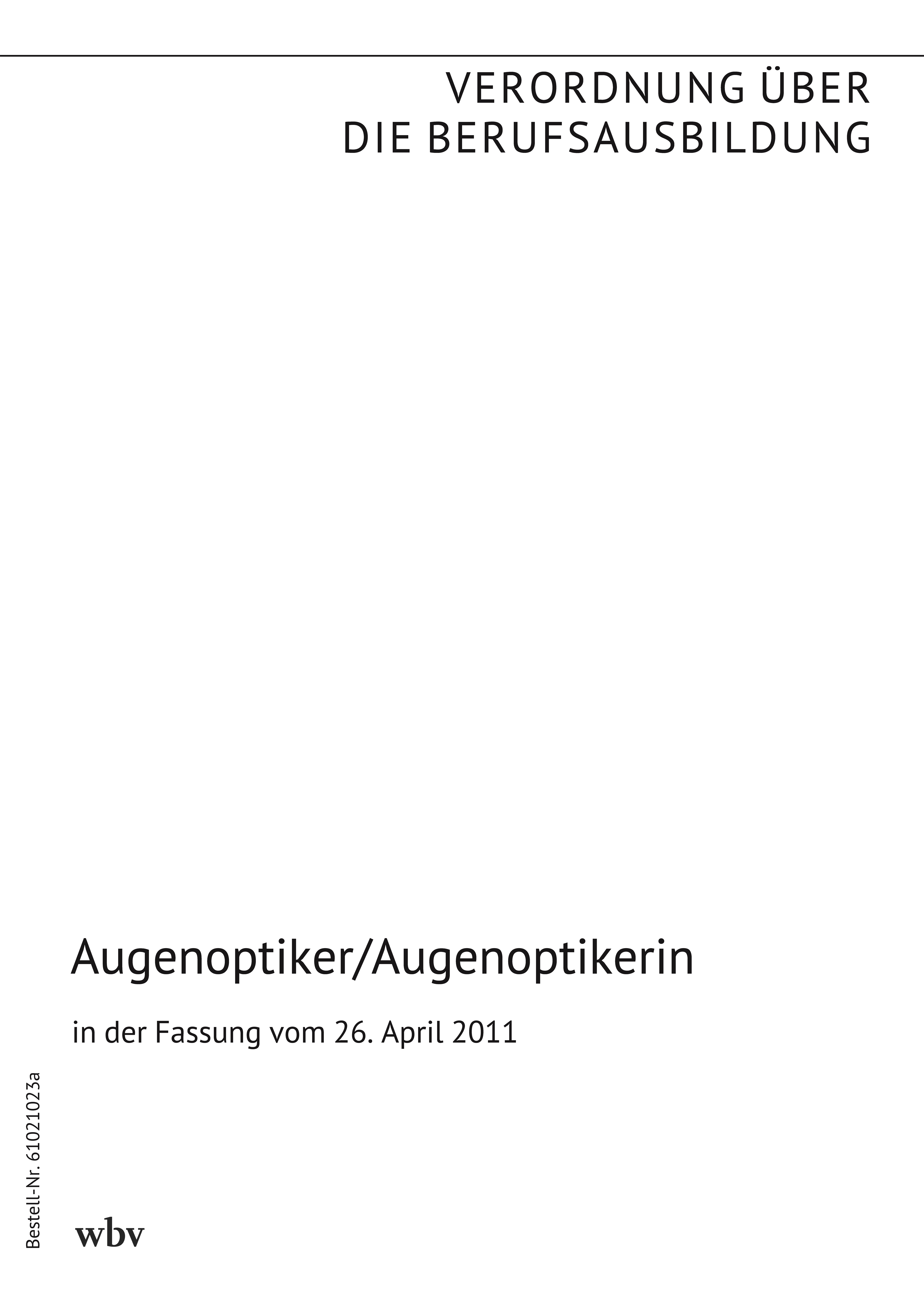 Augenoptiker/Augenoptikerin
