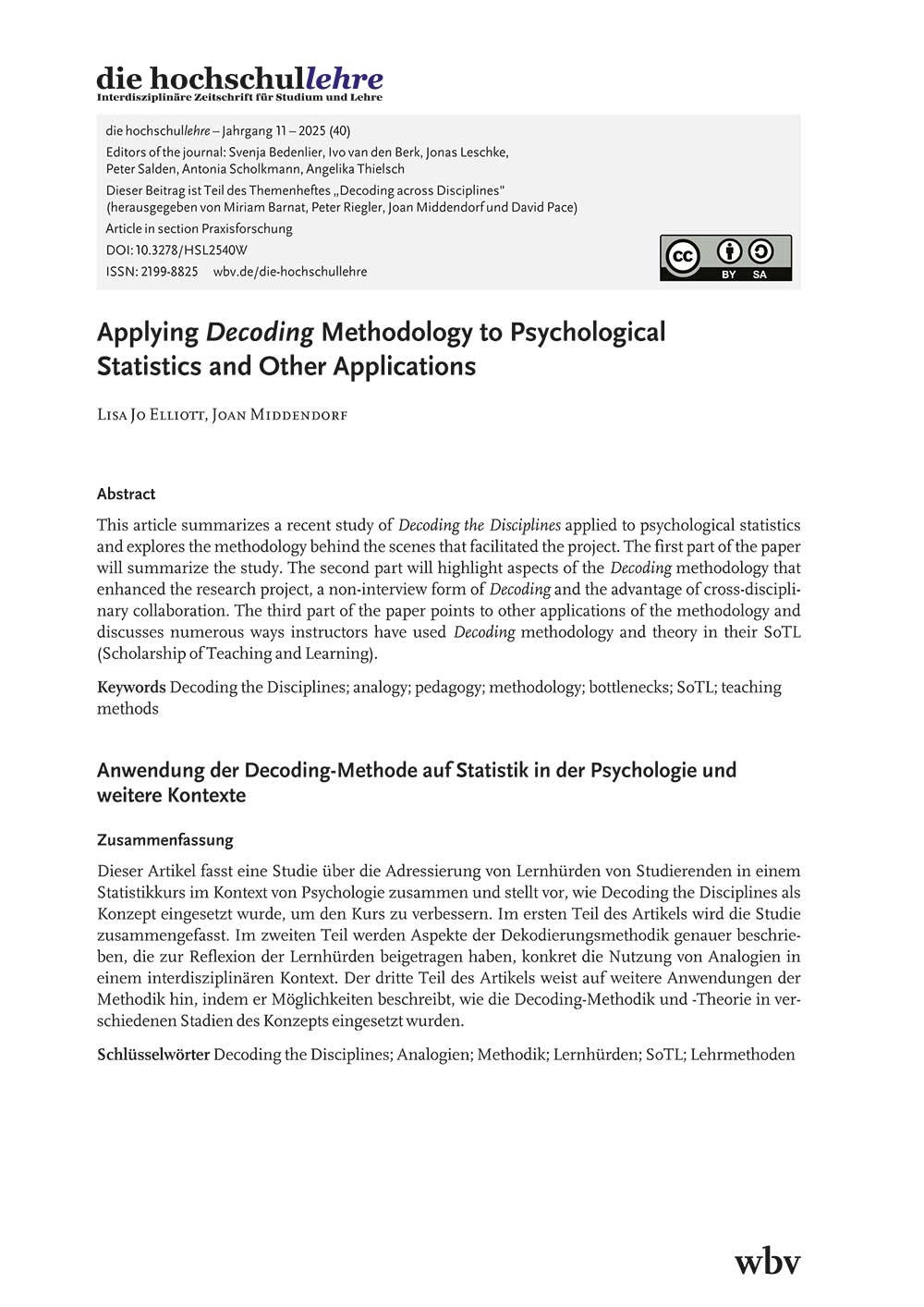 Applying Decoding Methodology to Psychological Statistics and Other Applications