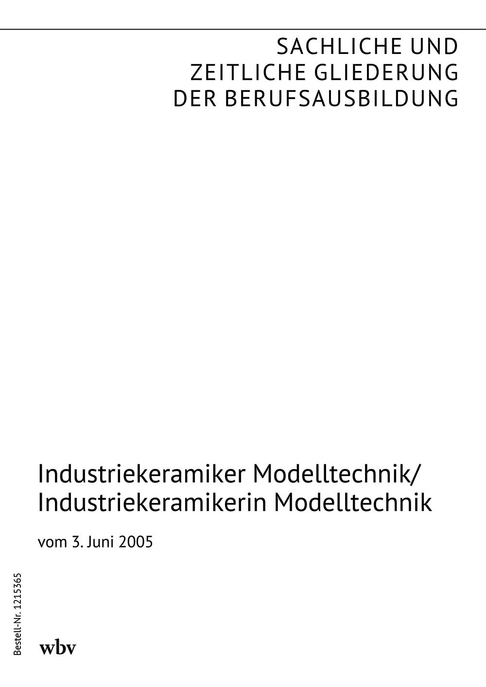 Industriekeramiker Modelltechnik/Industriekeramikerin Modelltechnik
