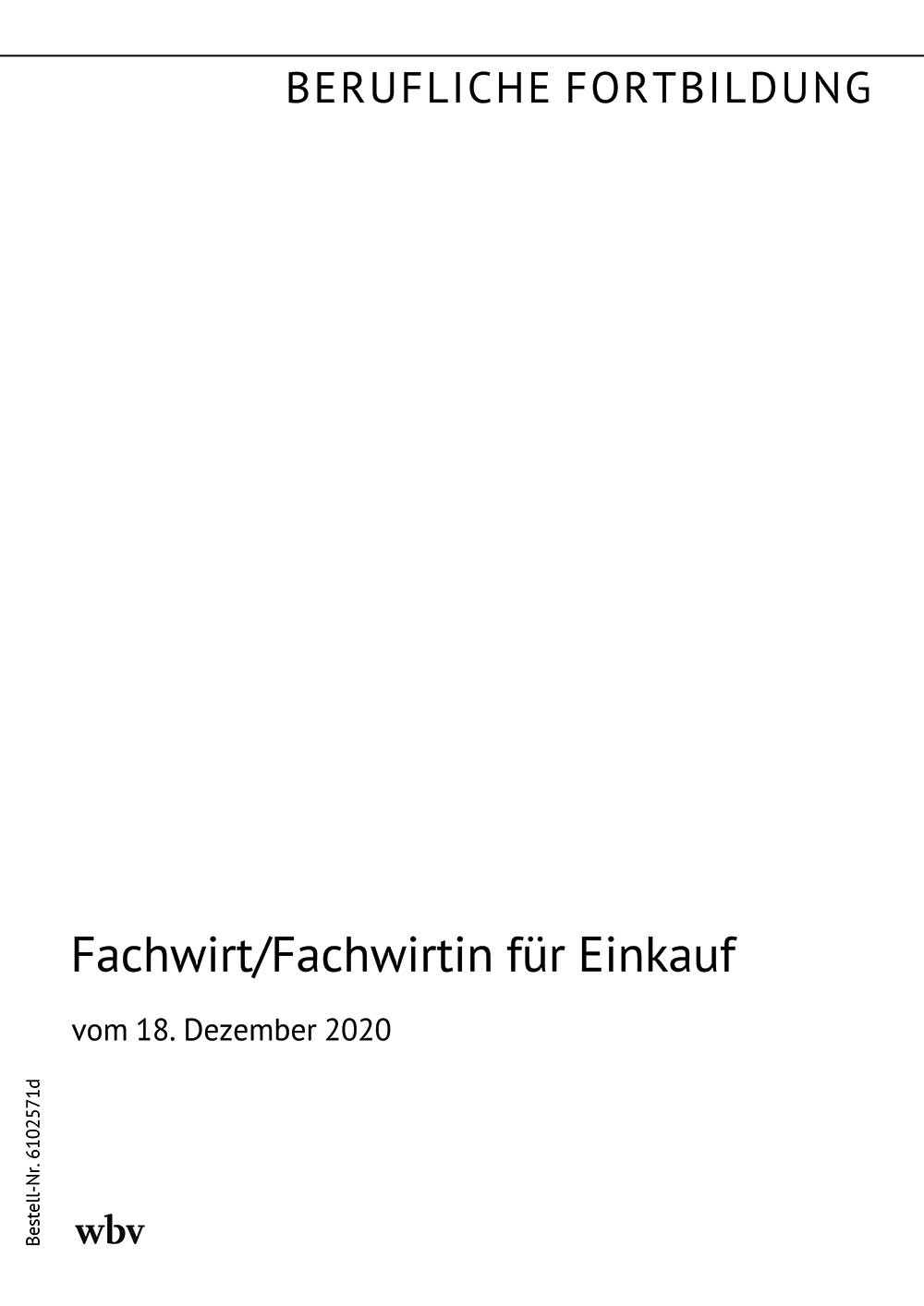Fachwirt/-in für Einkauf