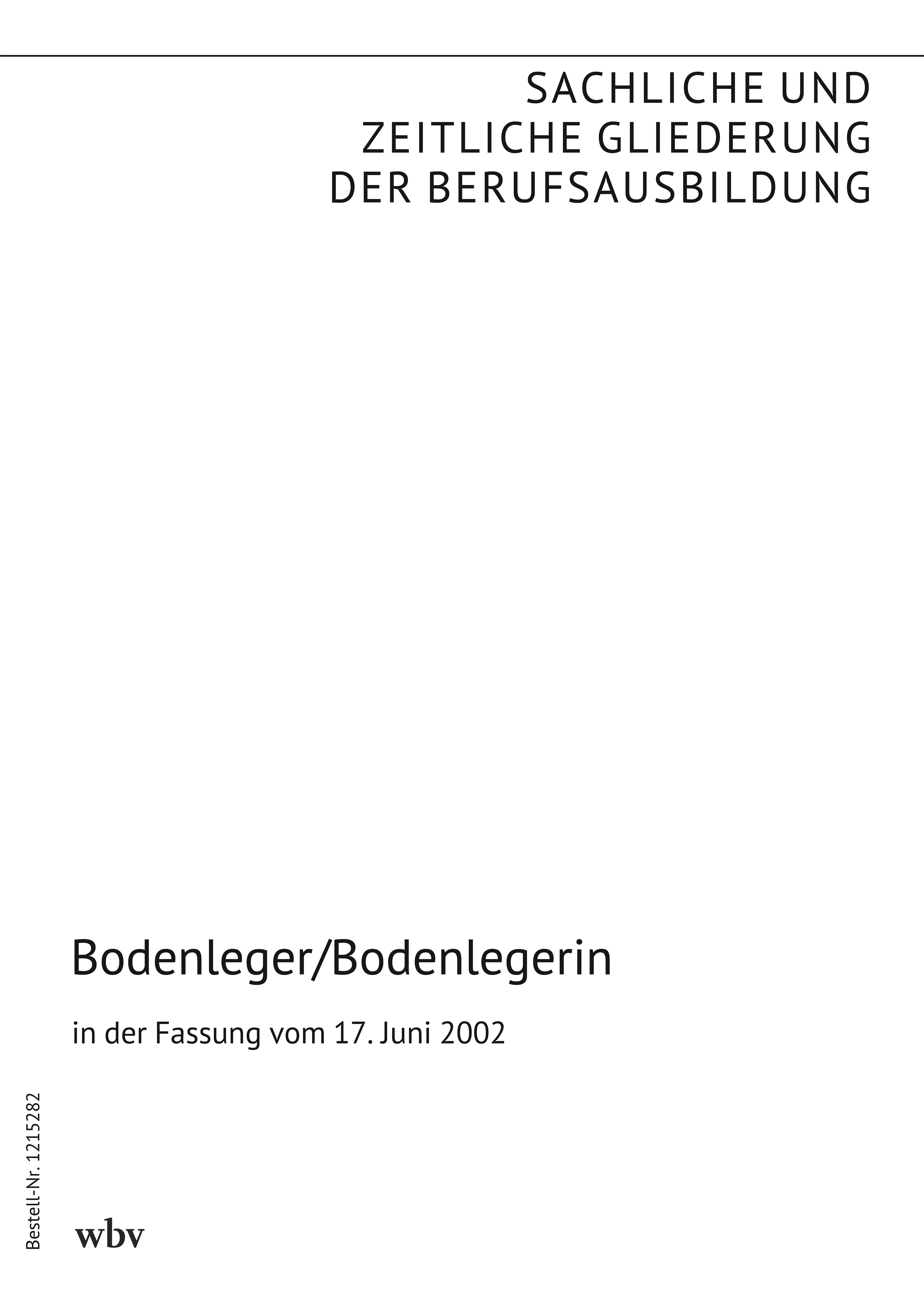 Bodenleger/Bodenlegerin
