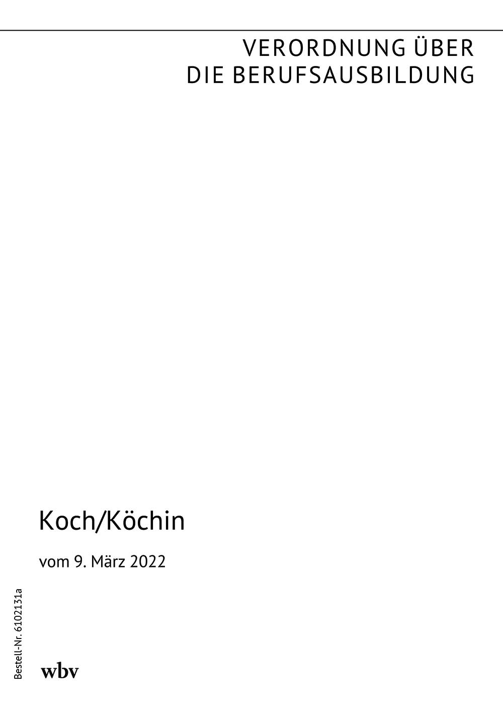 Koch/Köchin