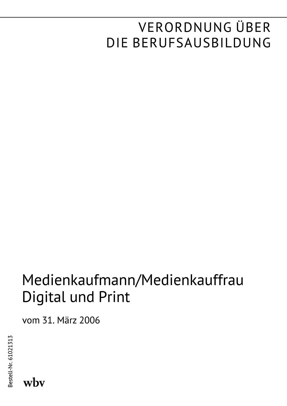 Medienkaufmann/Medienkauffrau Digital und Print