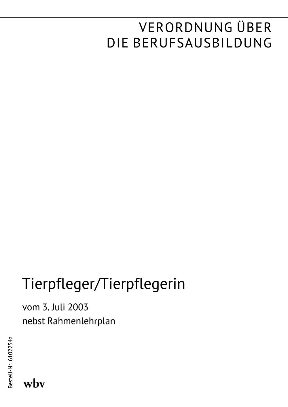 Tierpfleger/Tierpflegerin