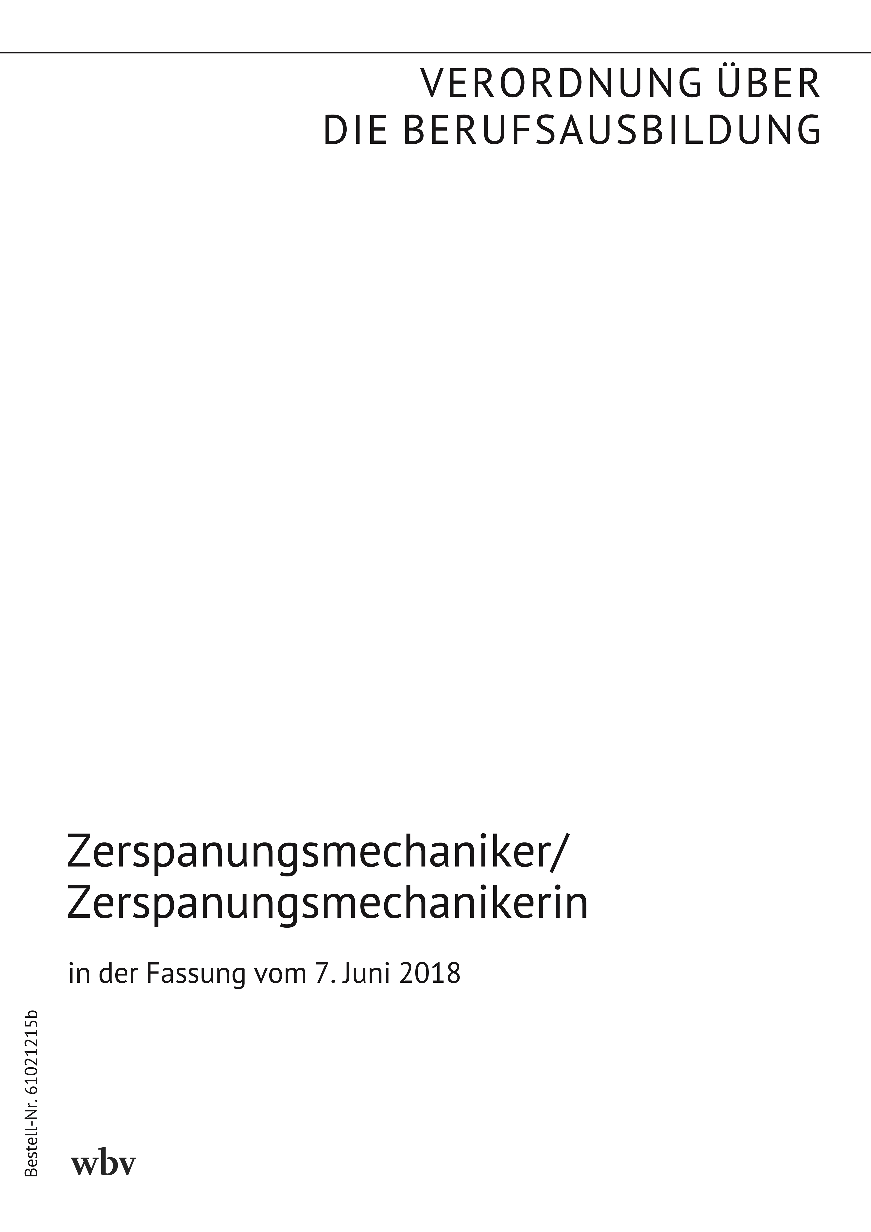 Zerspanungsmechaniker/Zerspanungsmechanikerin