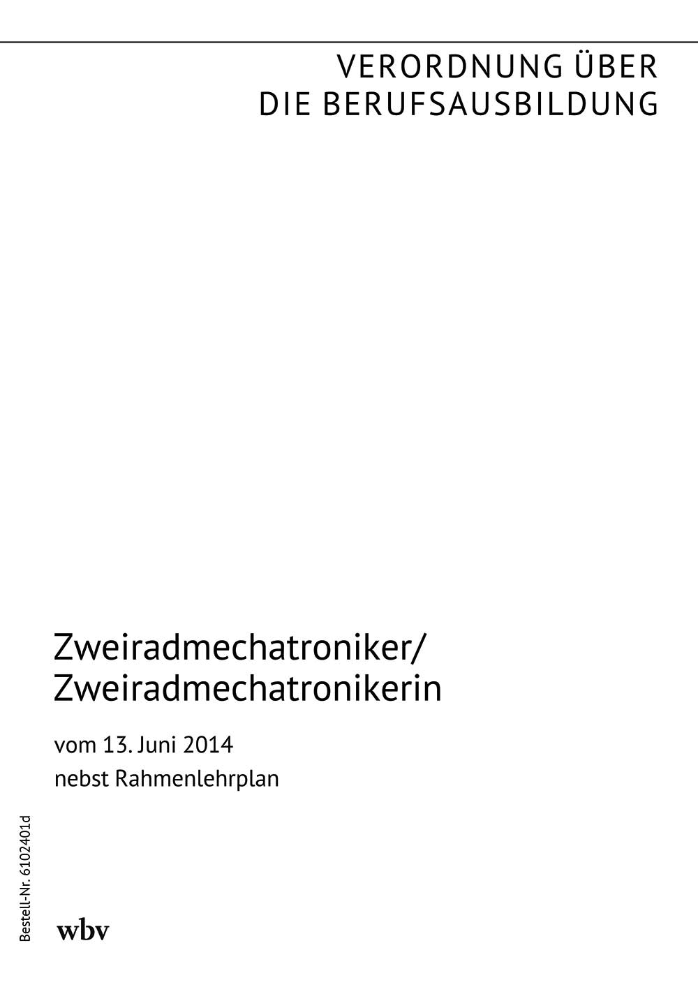 Zweiradmechatroniker/Zweiradmechatronikerin