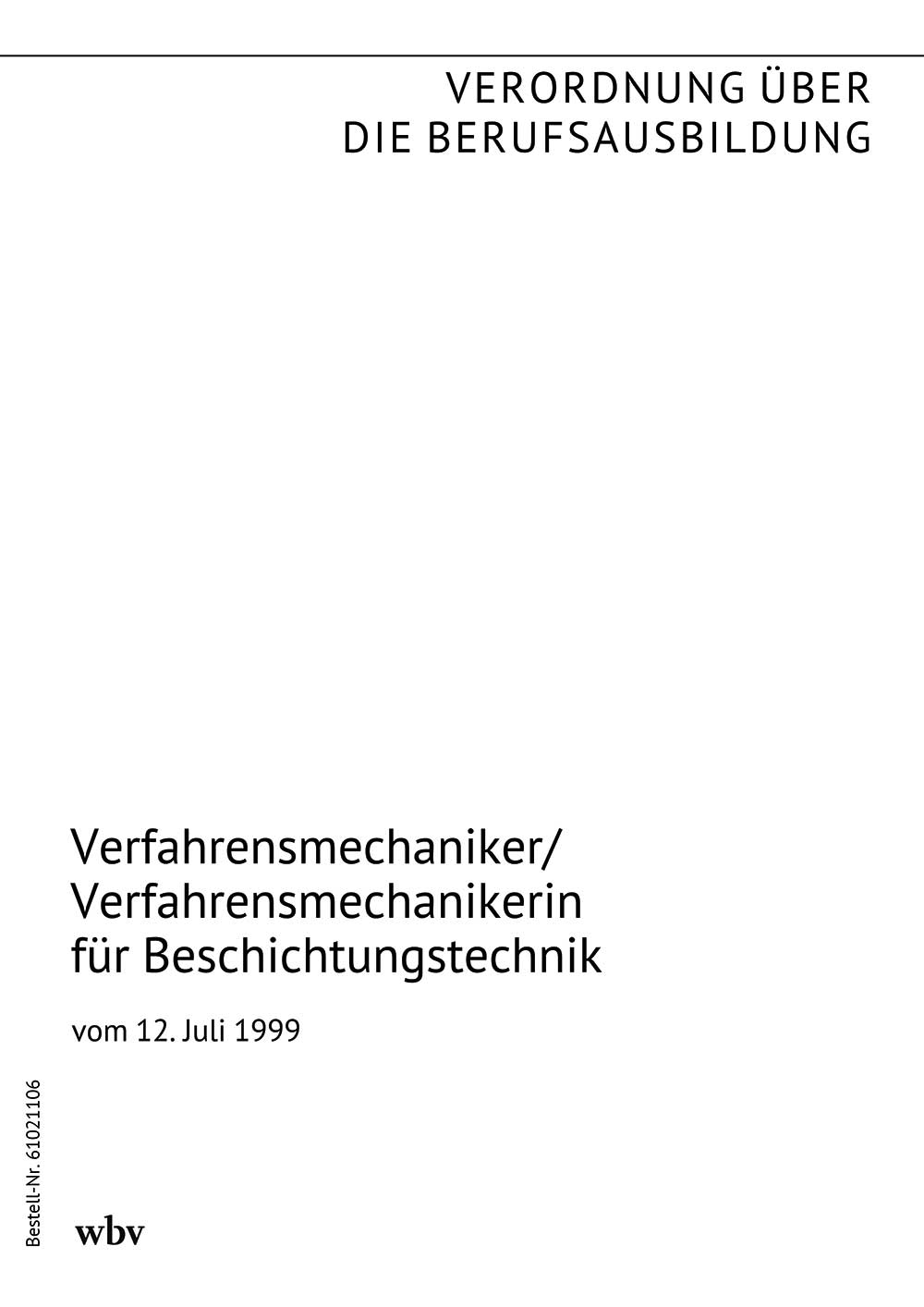 Verfahrensmechaniker/Verfahrensmechanikerin für Beschichtungstechnik