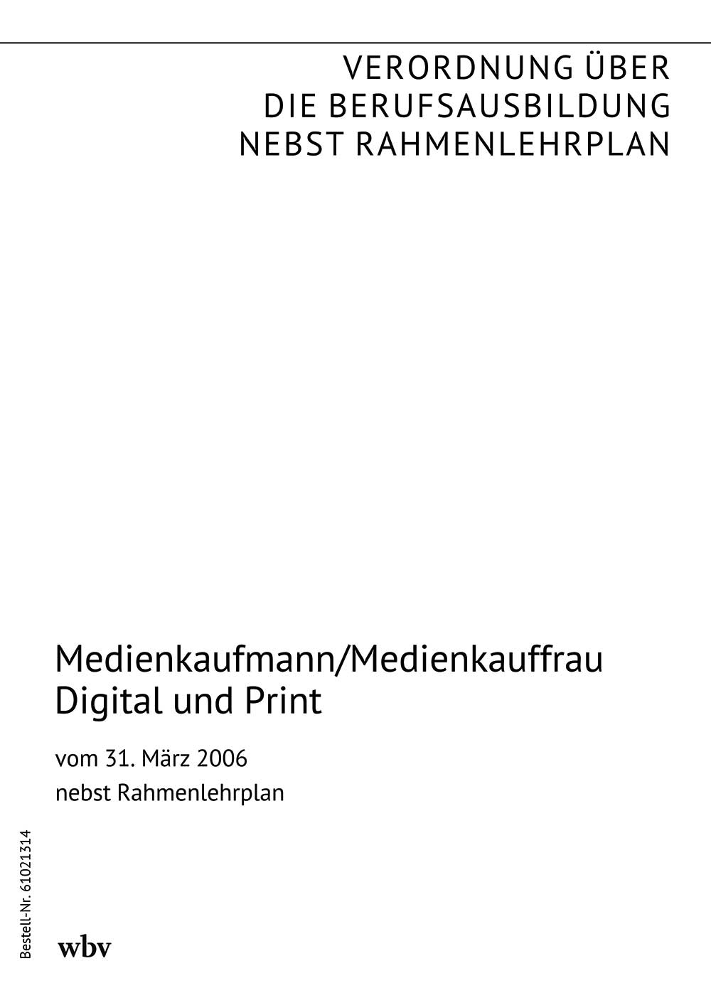 Medienkaufmann/Medienkauffrau Digital und Print