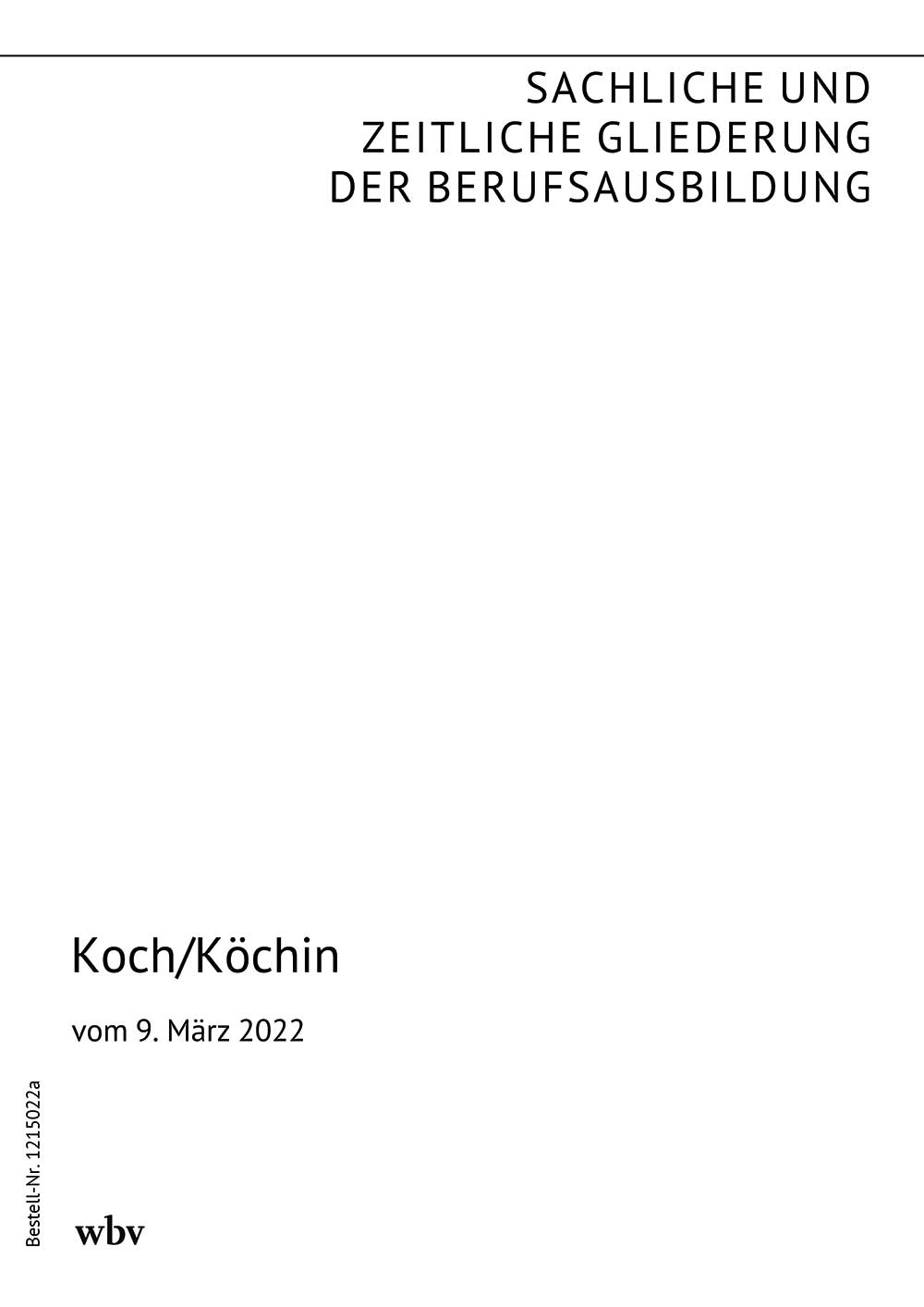 Koch/Köchin