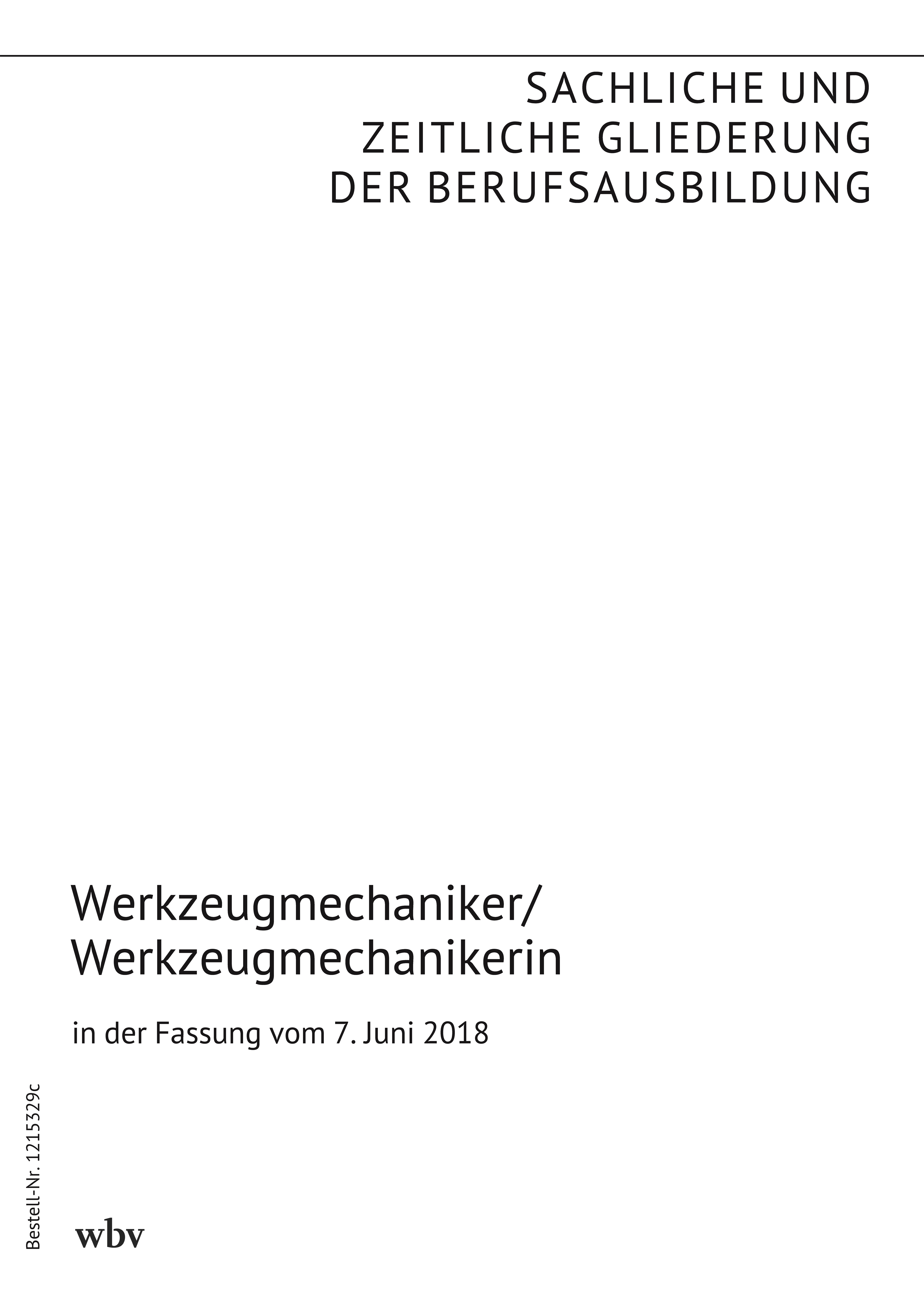 Werkzeugmechaniker/Werkzeugmechanikerin