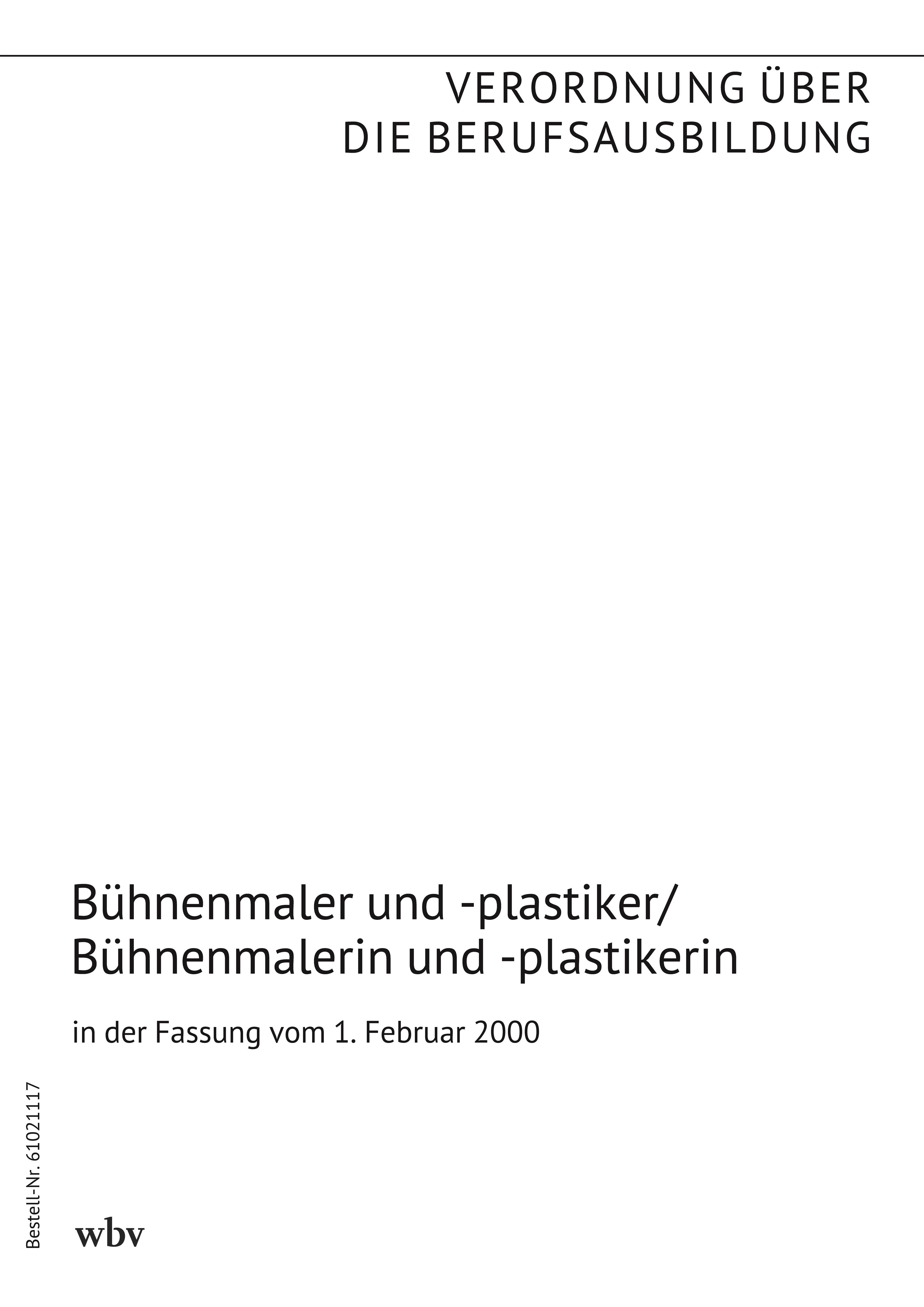 Bühnenmaler und -plastiker/Bühnenmalerin und -plastikerin