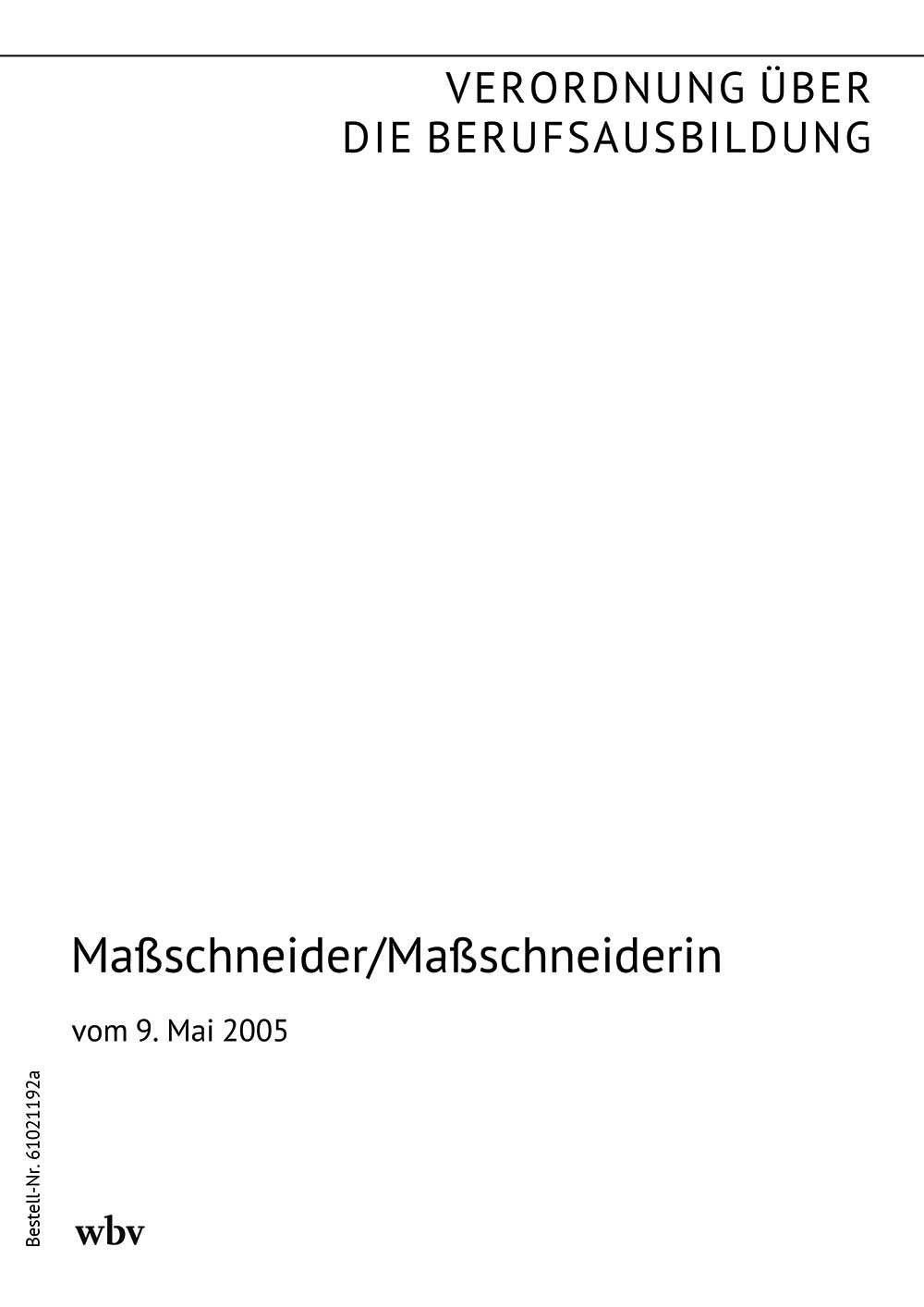 Maßschneider/Maßschneiderin