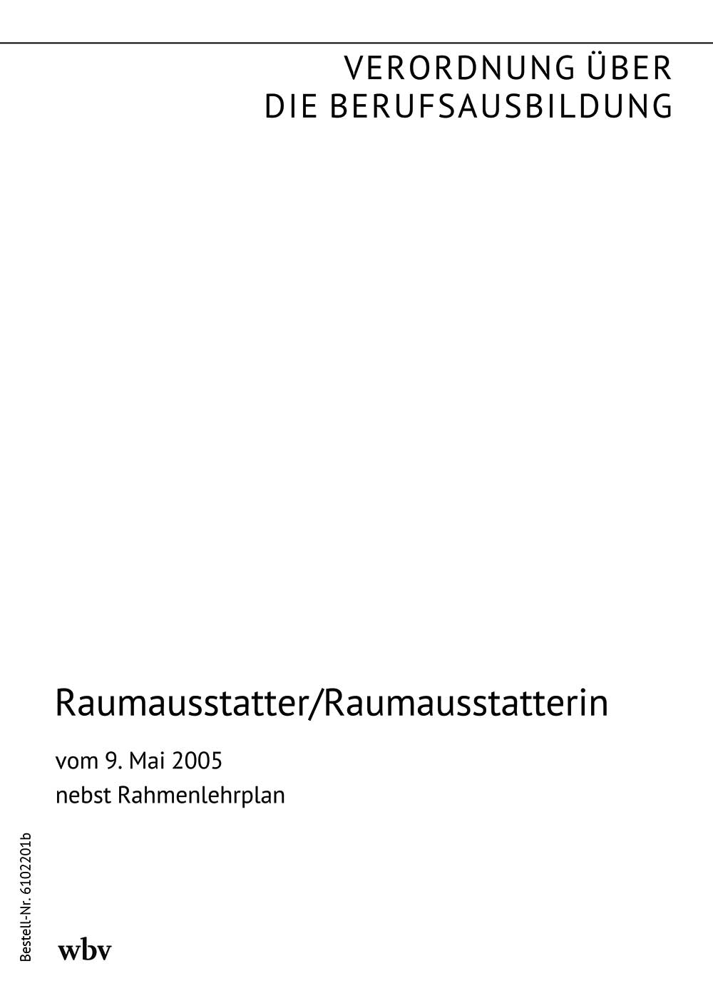 Raumausstatter/Raumausstatterin