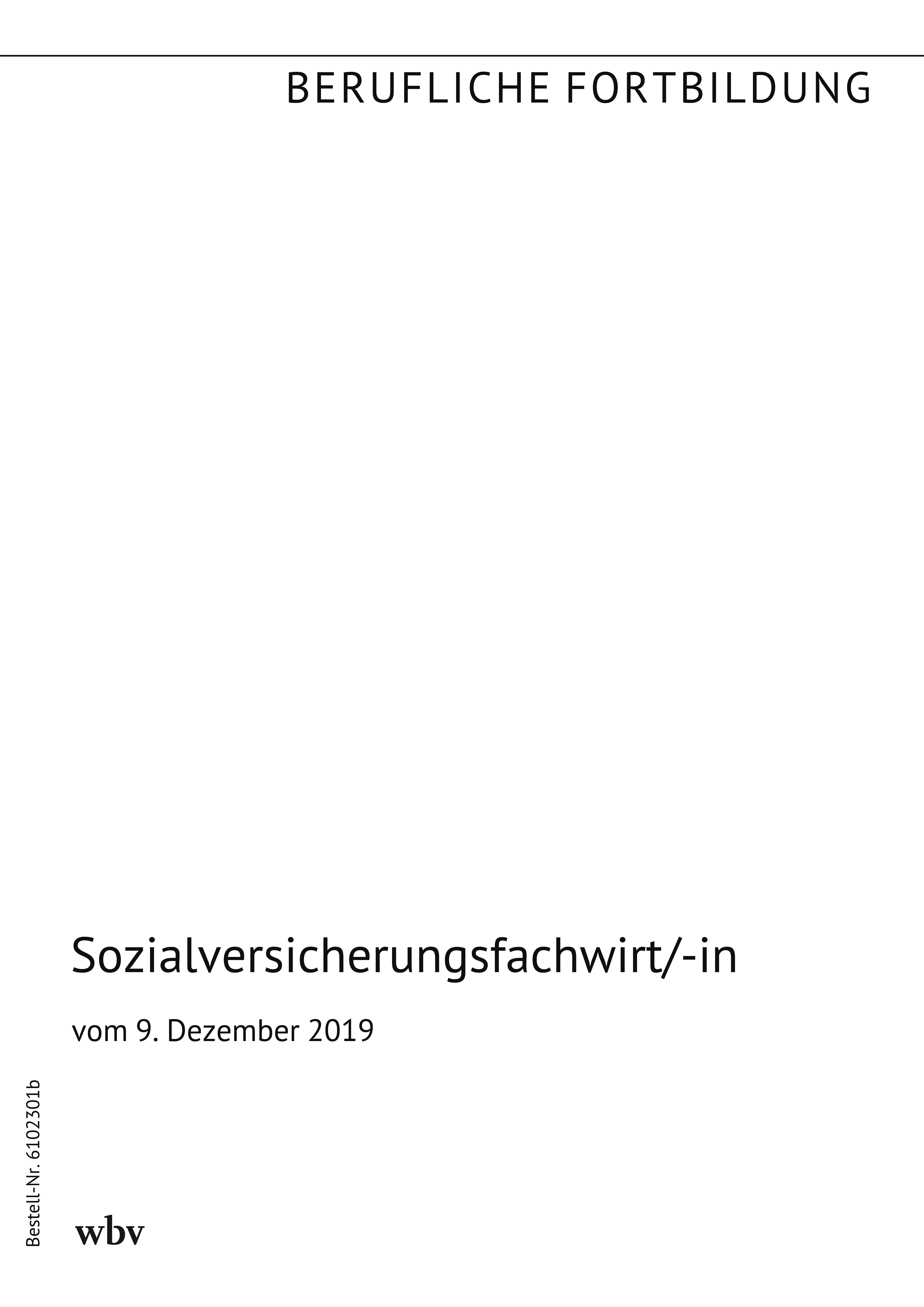 Sozialversicherungsfachwirt/-in